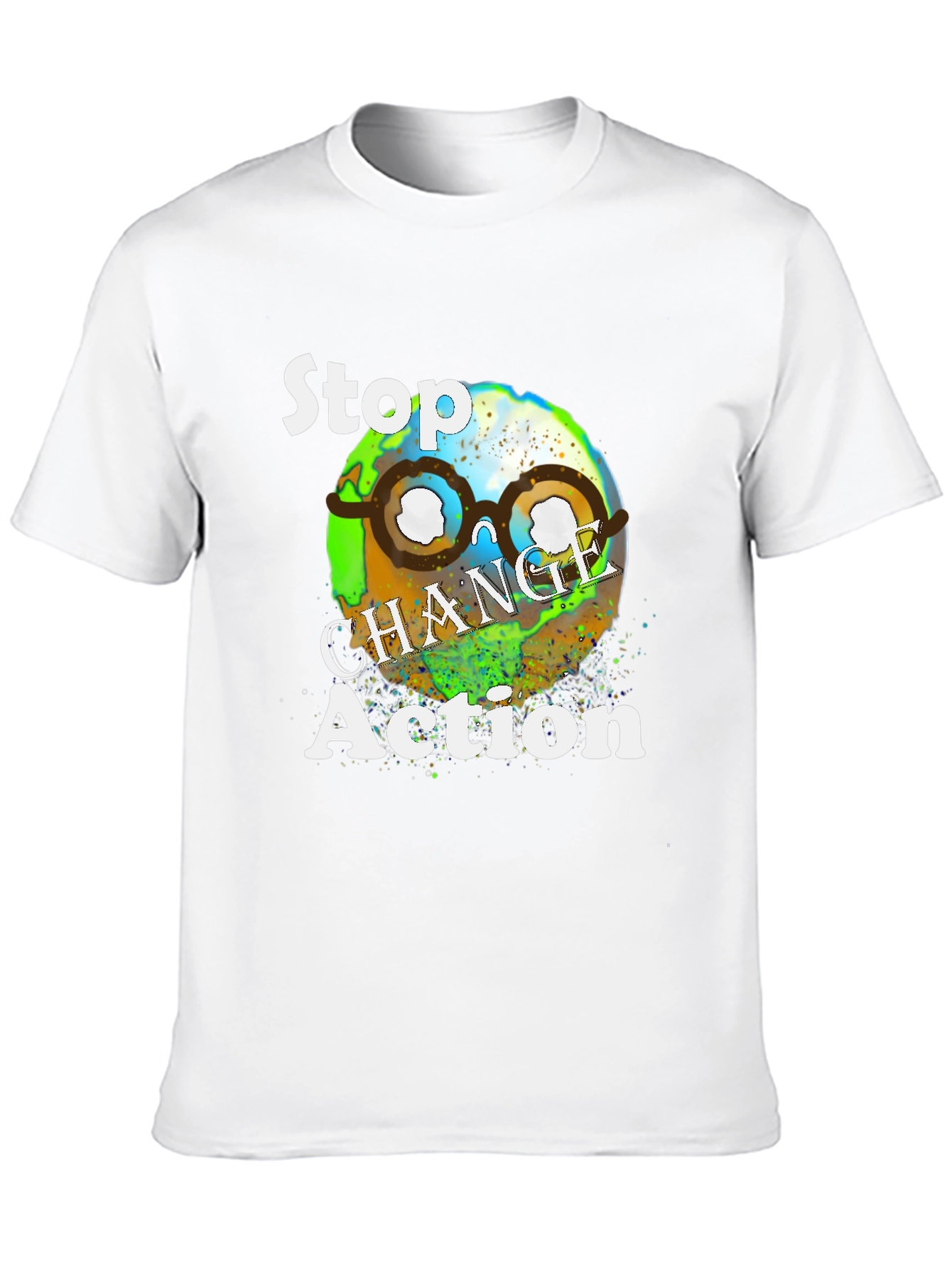 Black Stop Change T-Shirt view 10