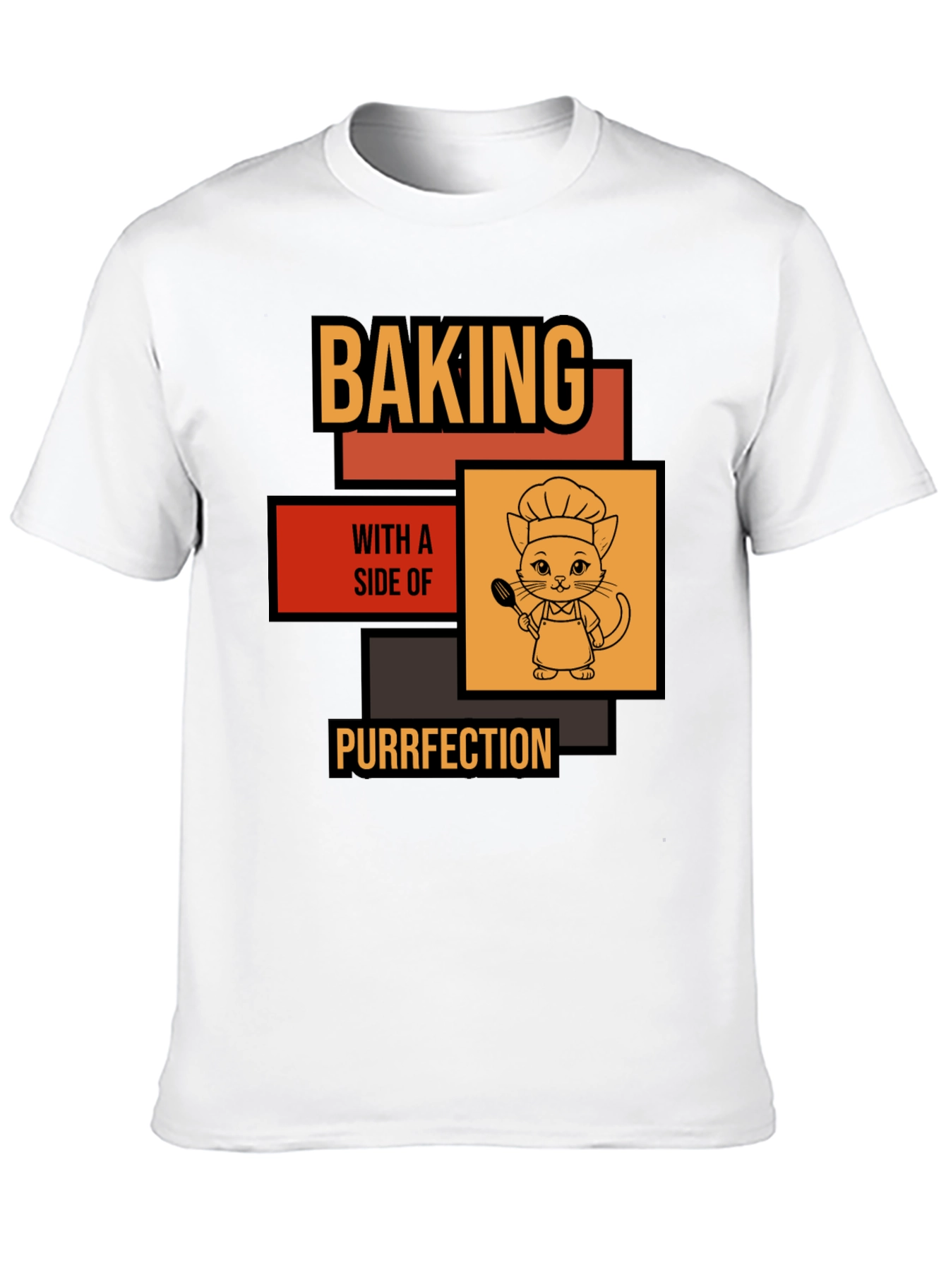 Black Baking with a Side of Purrfection T-Shirt view 10