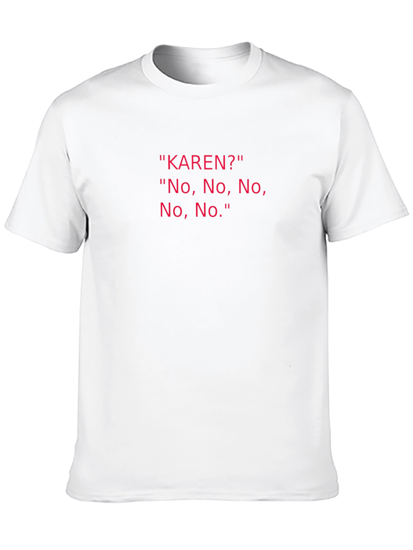Black Funny "Karen? No, No, No" Graphic Tee view 10
