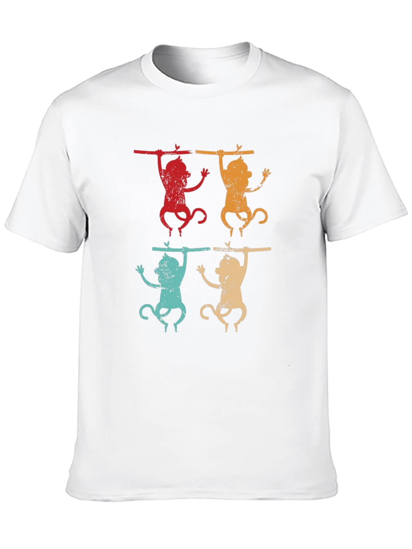 Retro Monkey T-Shirt, Vintage Style - 10