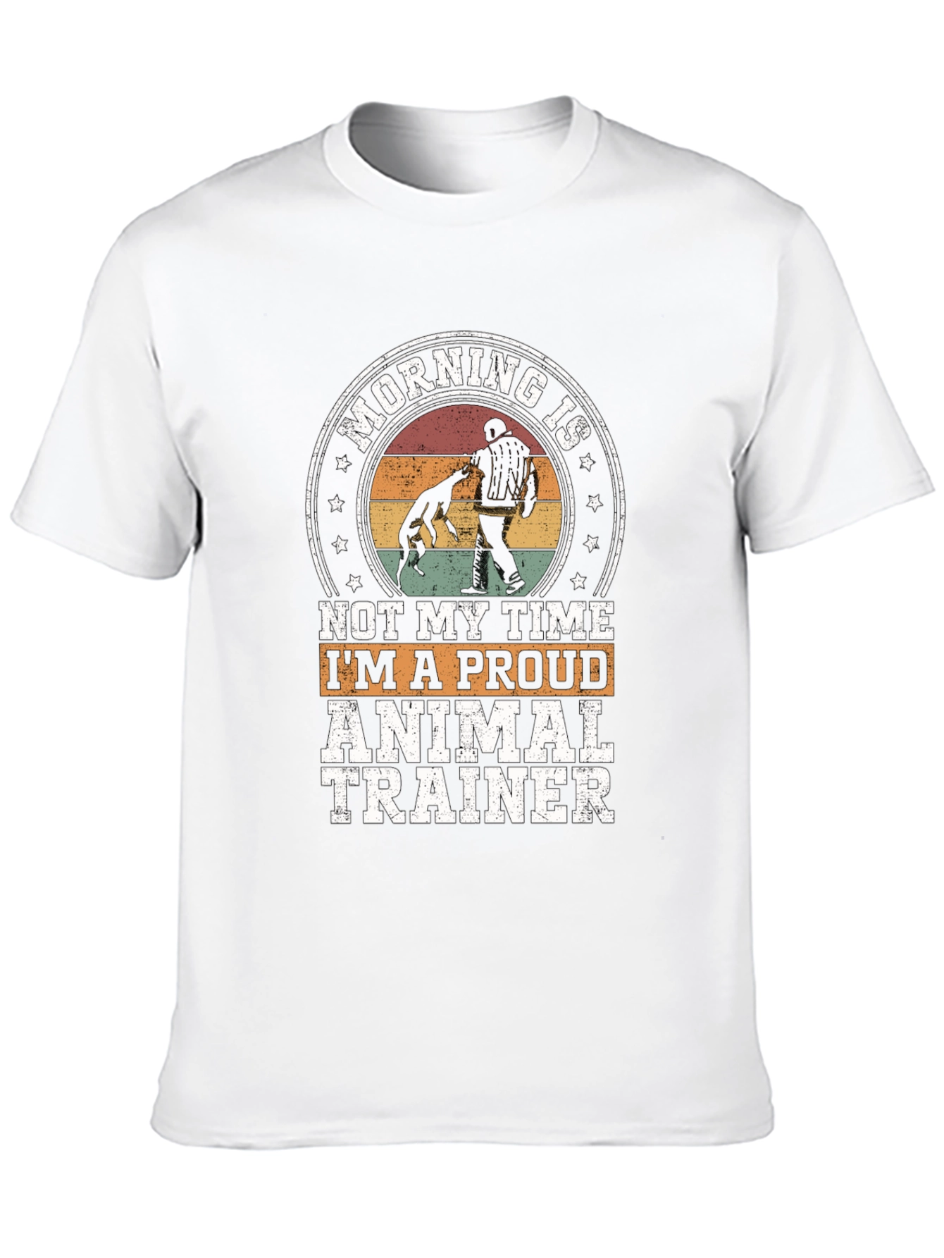 Black Proud Animal Trainer Graphic T-Shirt - Dog Lover Tee view 10