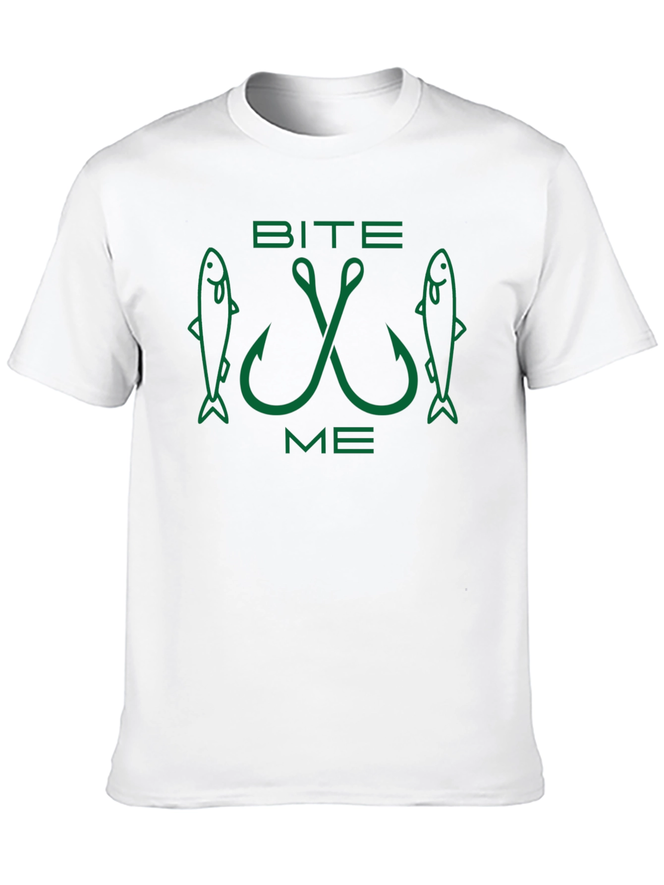 Black Bite Me Fishing T-Shirt - Angler Humor view 10