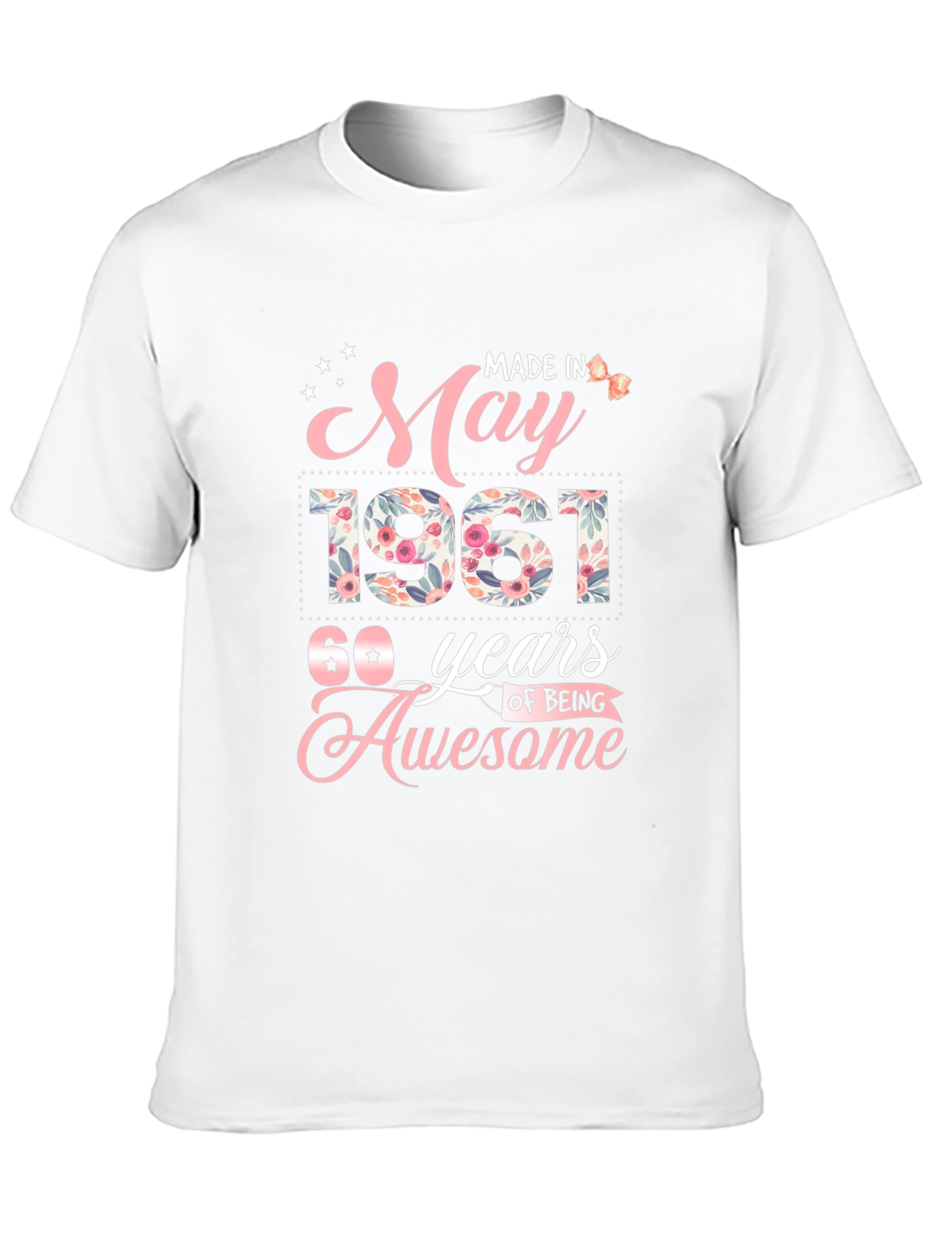 Black May 1961 60th Birthday Awesome T-Shirt view 10