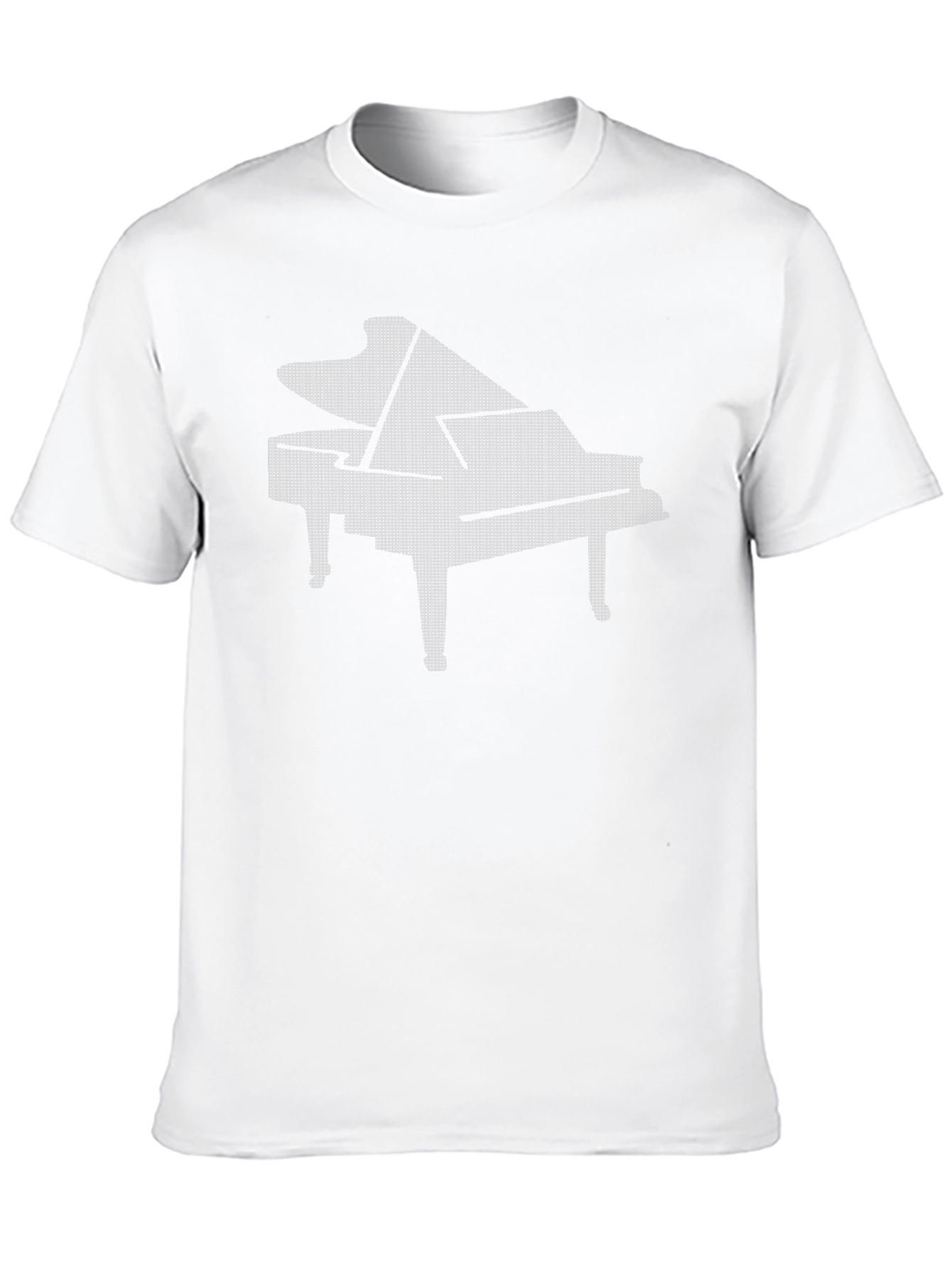 Black Piano Graphic T-Shirt - Cool Music Lover Tee view 10