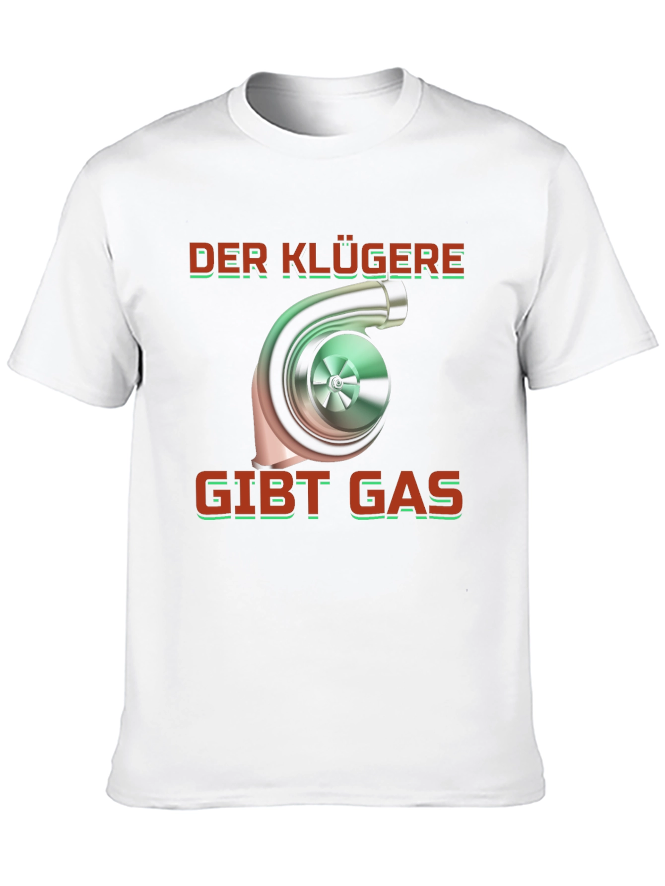 Black Der Klügere Gibt Gas Turbo T-Shirt view 10