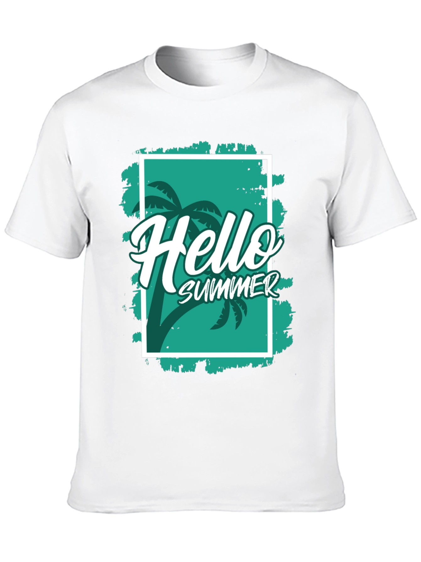 Black Hello Summer Black T-Shirt view 10
