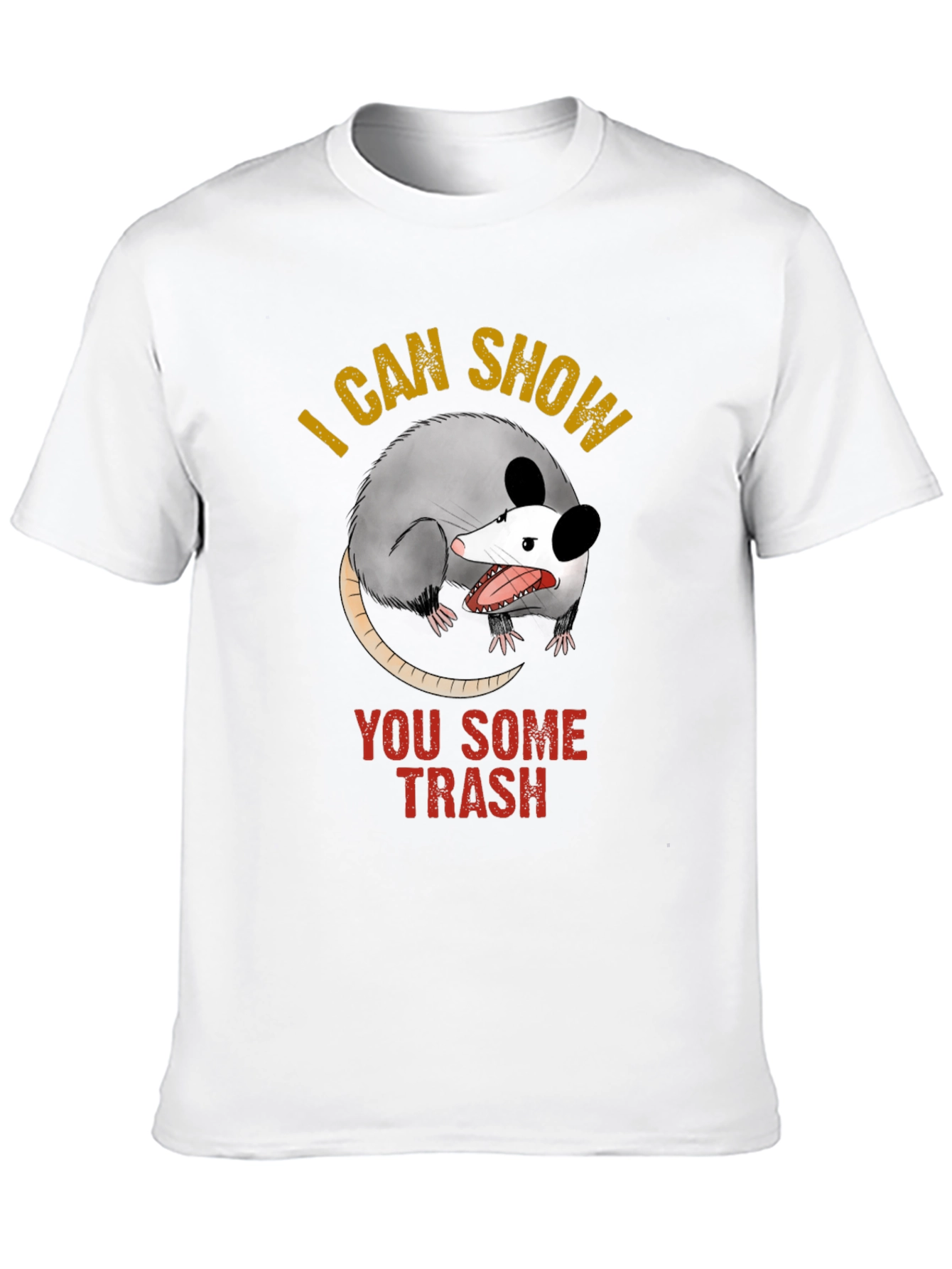 Black I Can Show You Some Trash Graphic T-Shirt view 10