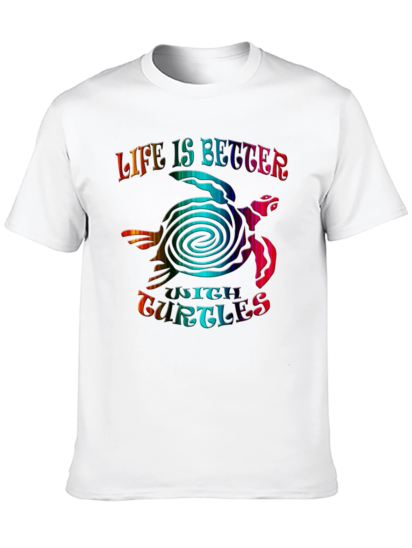 Black Life is Better With Turtles Graphic Tee view 10