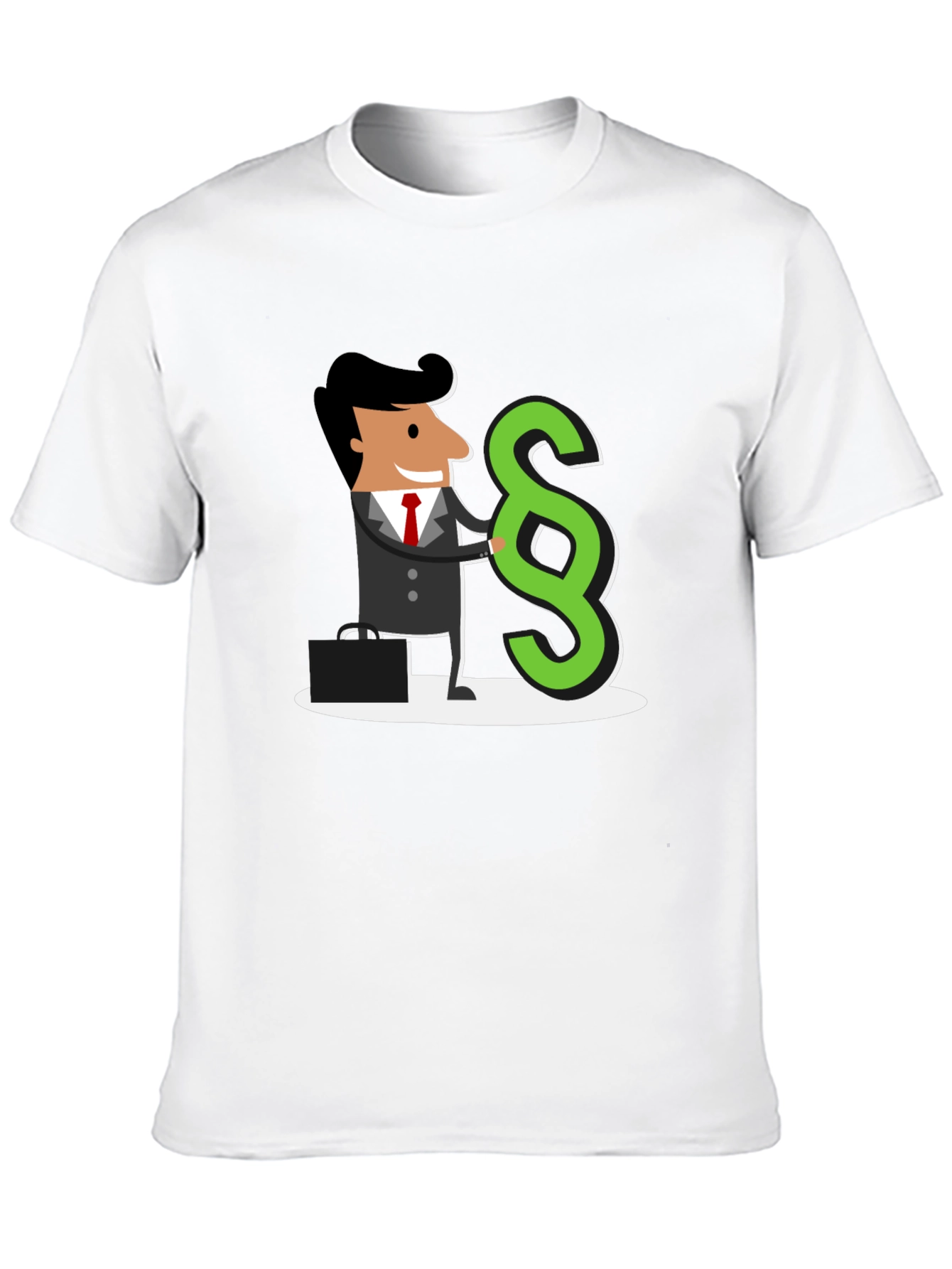 Black Lawyer Paragraph Symbol Graphic T-Shirt view 10