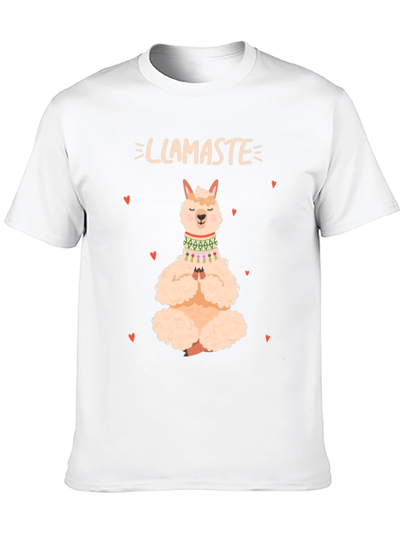 Black Llamaste Yoga T-Shirt - Funny Llama Namaste Tee view 10