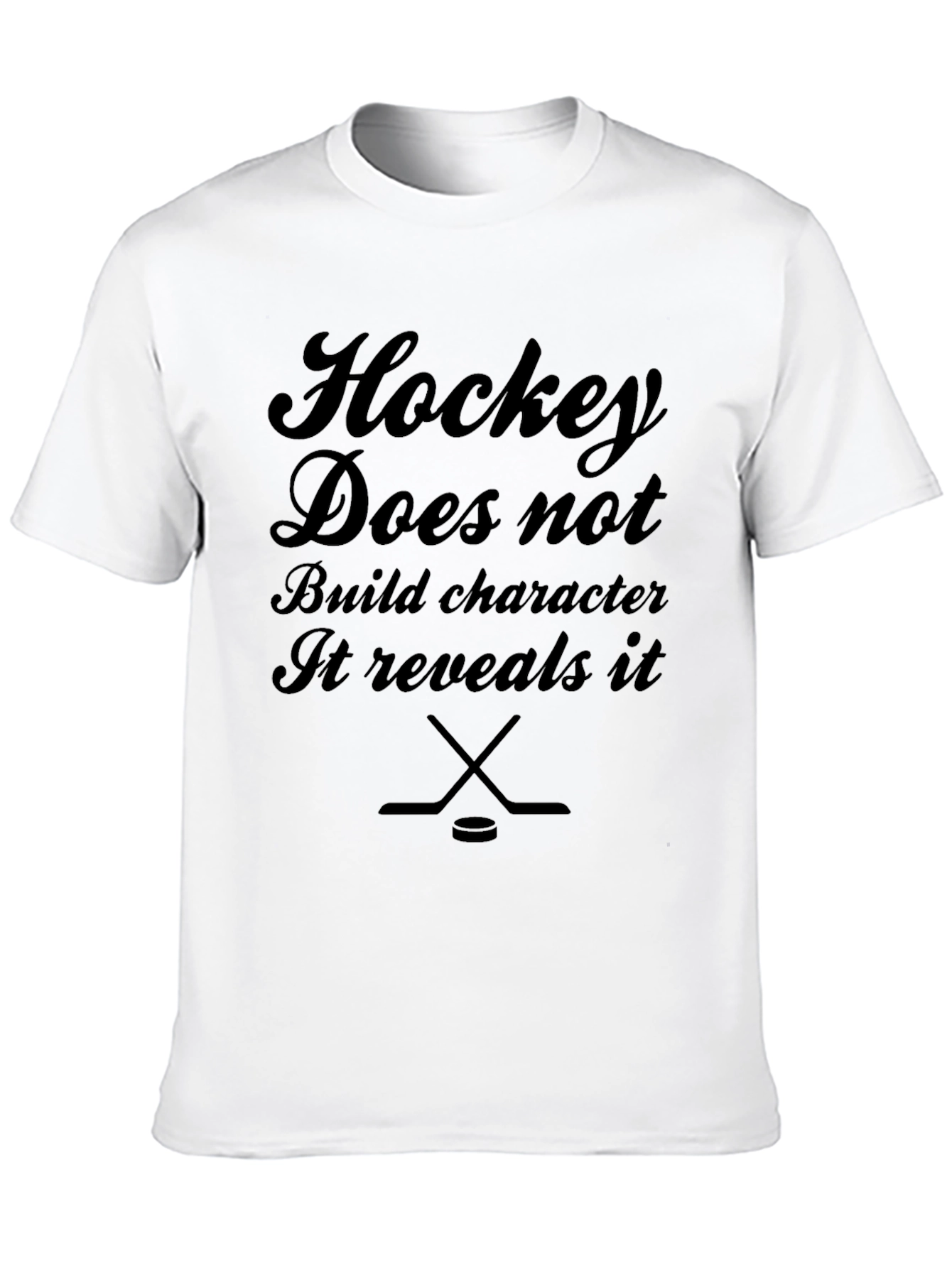 Black Hockey Reveals Character T-Shirt view 10