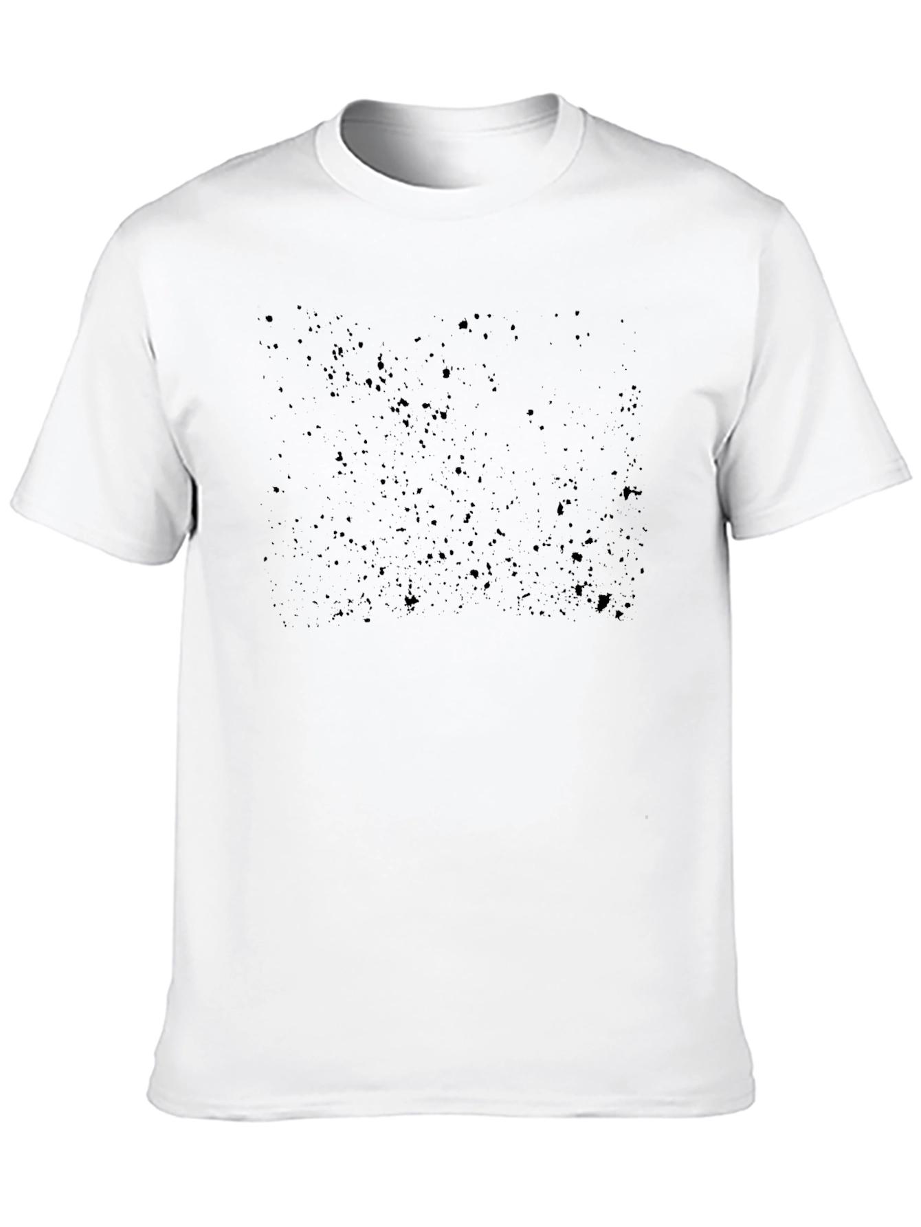 Black Men's Black Crew Neck T-Shirt - Casual Style view 10