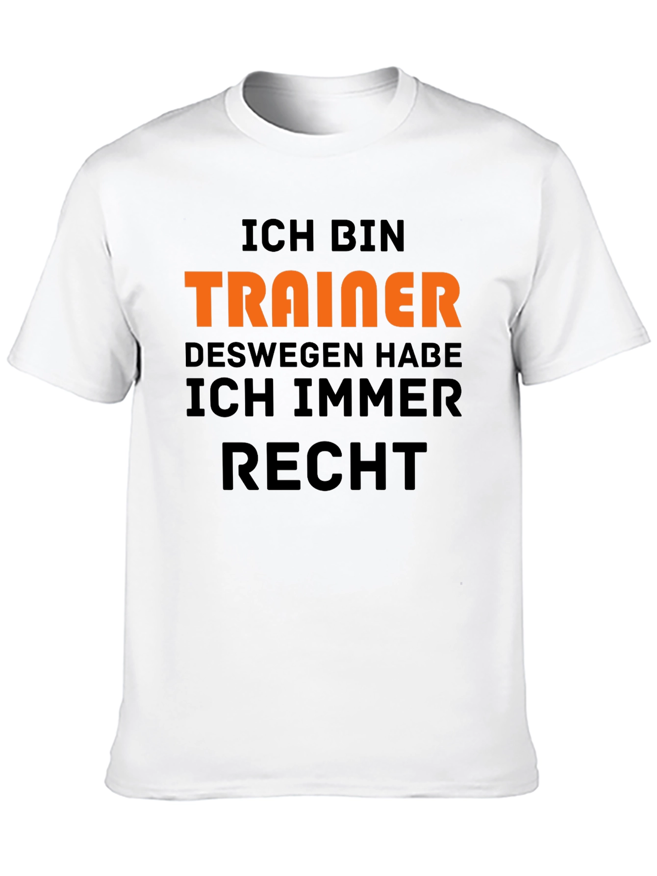 Black Ich Bin Trainer T-Shirt - Because I'm Right! view 10
