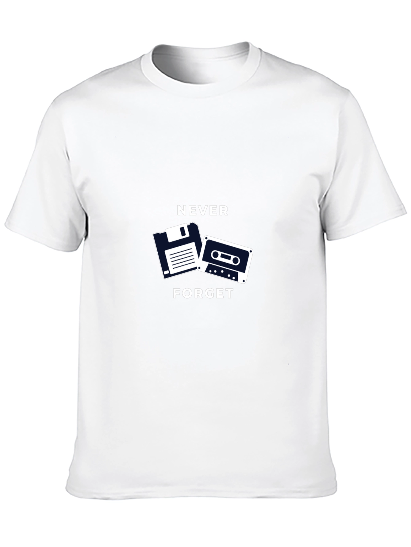 Black Never Forget Retro Tech T-Shirt view 10