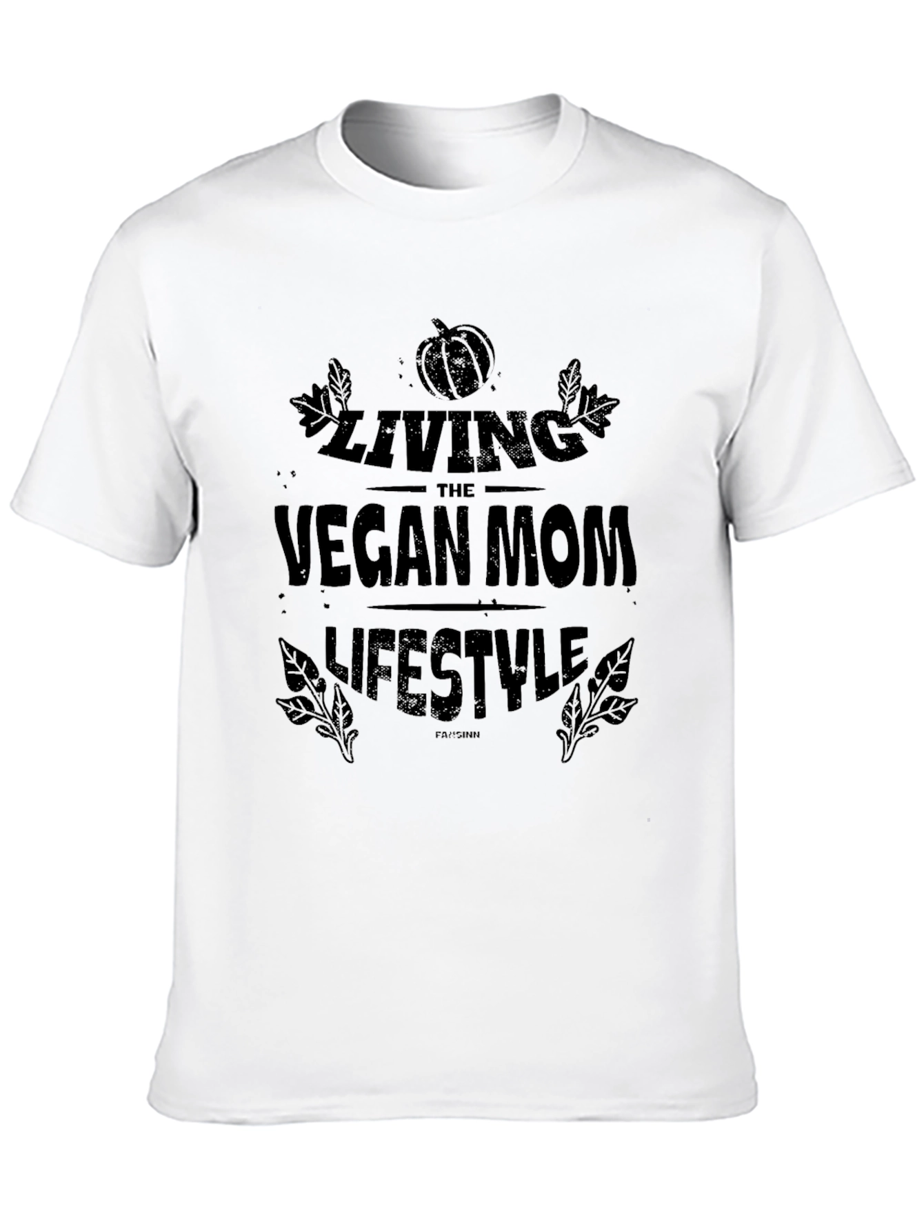 Black Vegan Mom Lifestyle Graphic Tee - Black view 10