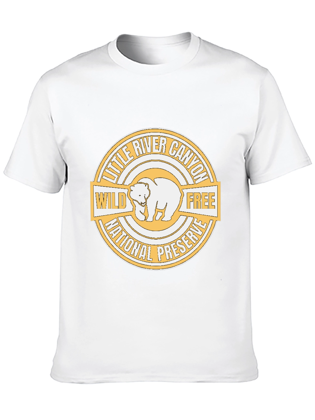 Black Little River Canyon T-Shirt - Wild & Free National Preserve view 10