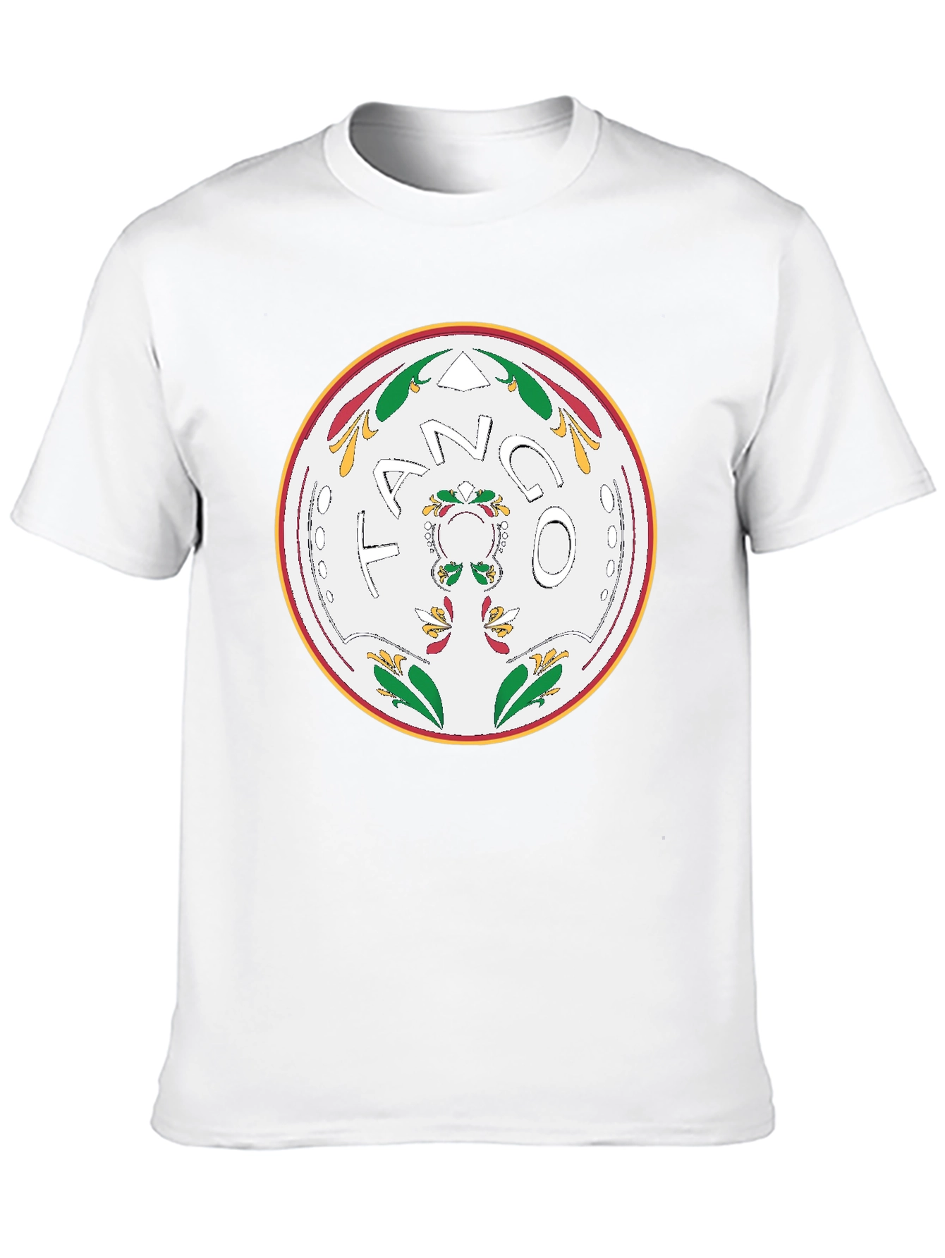 Black Tango Tee - Funky Graphic Design Black T-Shirt view 10