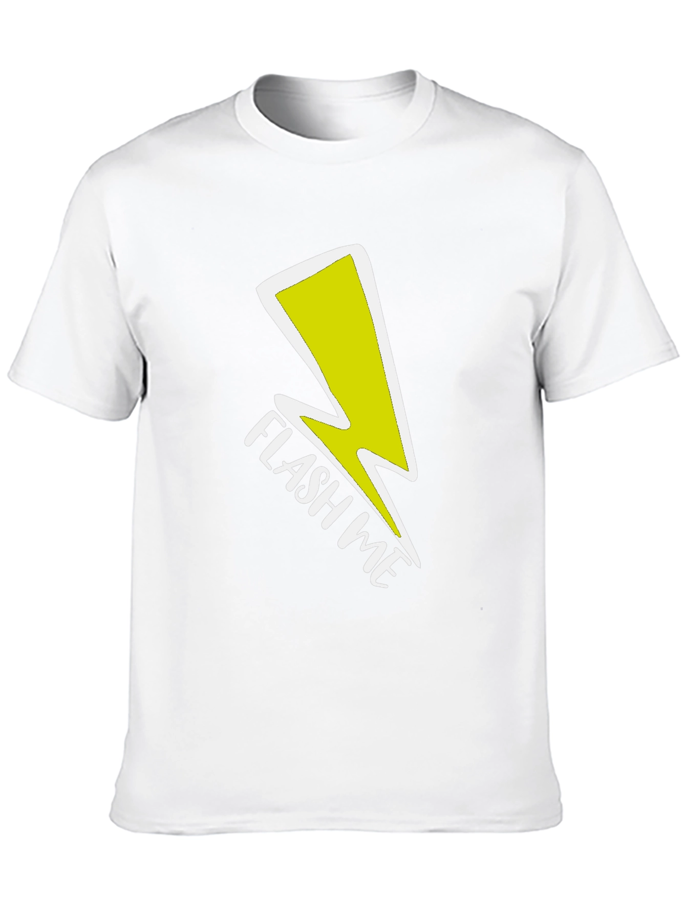 Black Flash Me Graphic Tee - Bold Statement Shirt view 10