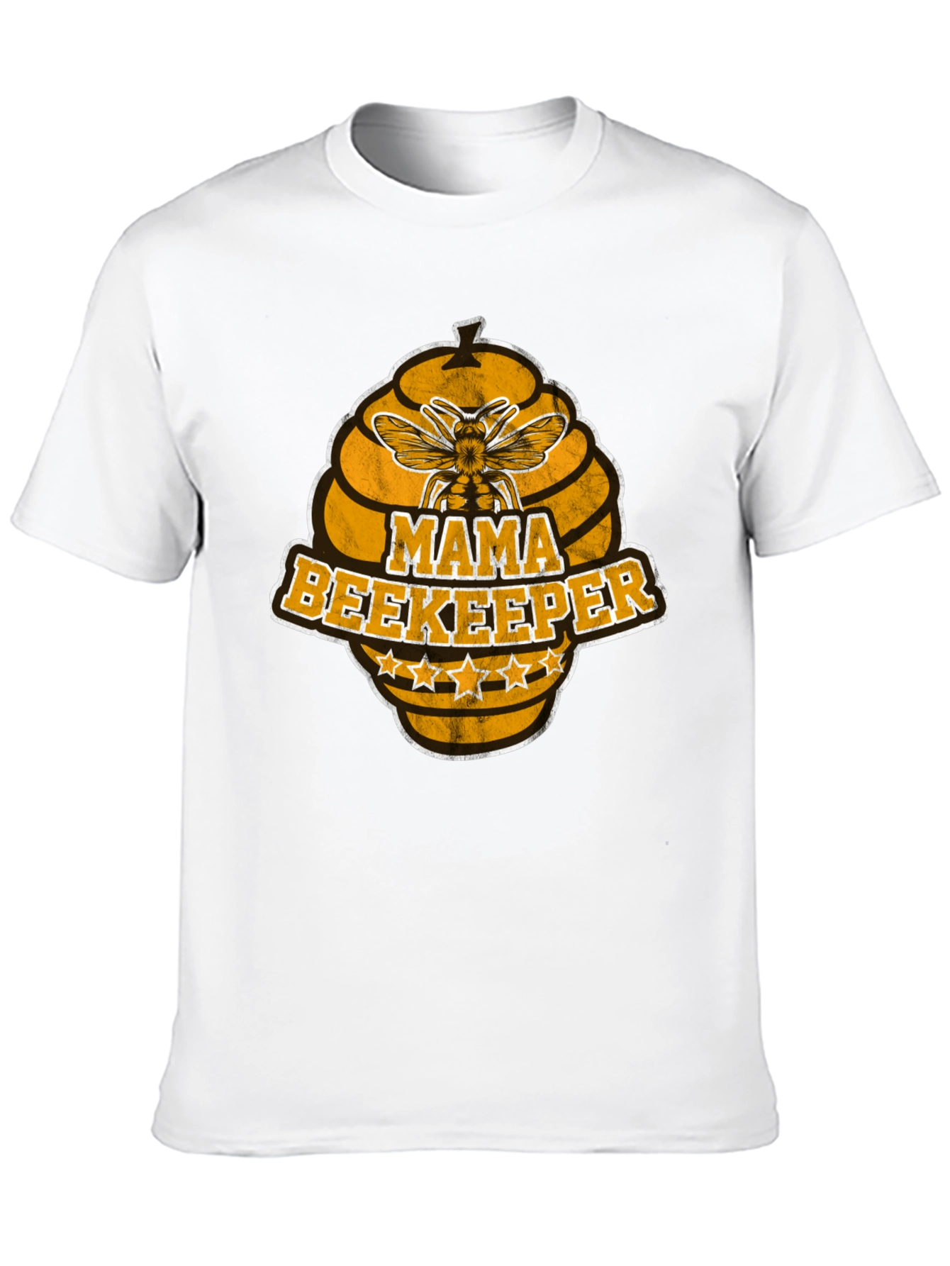 Black Mama Beekeeper Graphic T-Shirt view 10