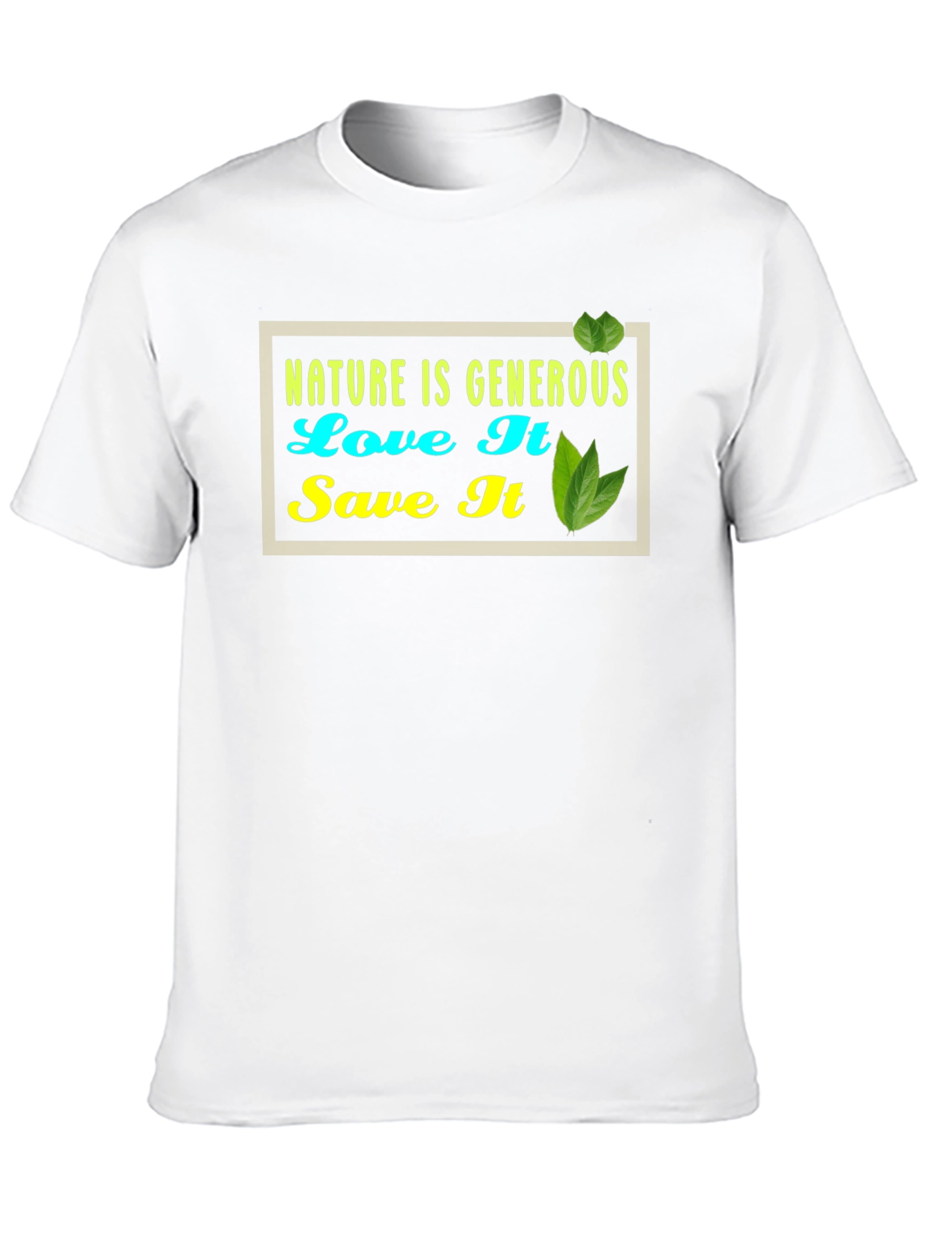 Black Nature is Generous Graphic Tee -  Eco-Friendly Style view 10