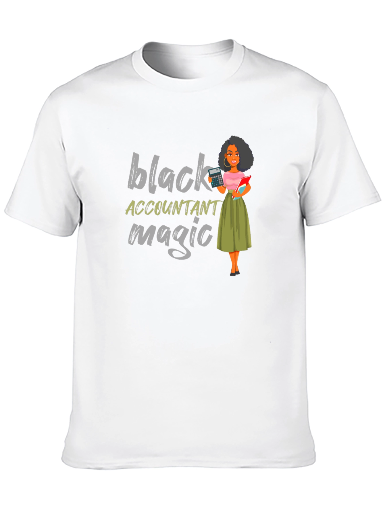 Black Black Accountant Magic T-Shirt view 10