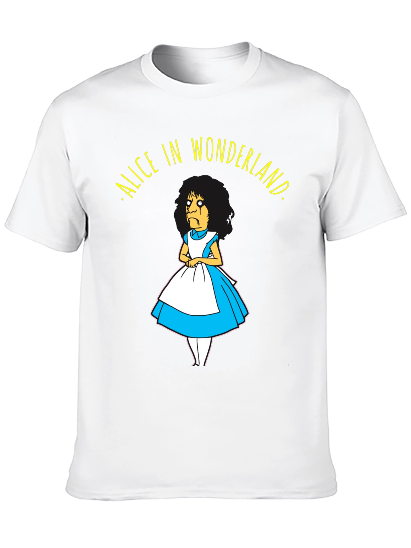 Black Bob's Burgers Alice in Wonderland T-Shirt view 10