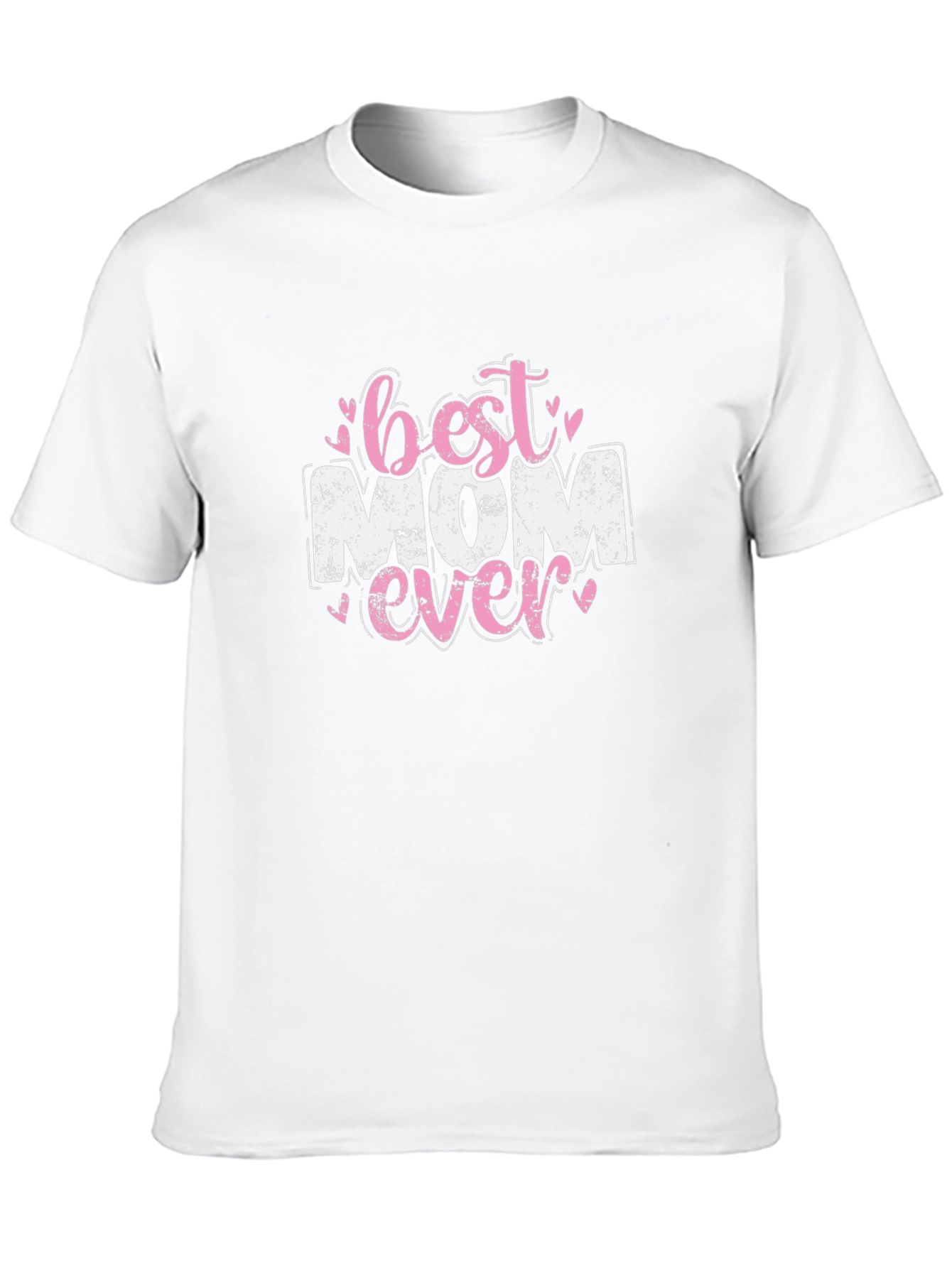 Black Best Mom Ever Graphic Tee - Black Cotton T-Shirt view 10