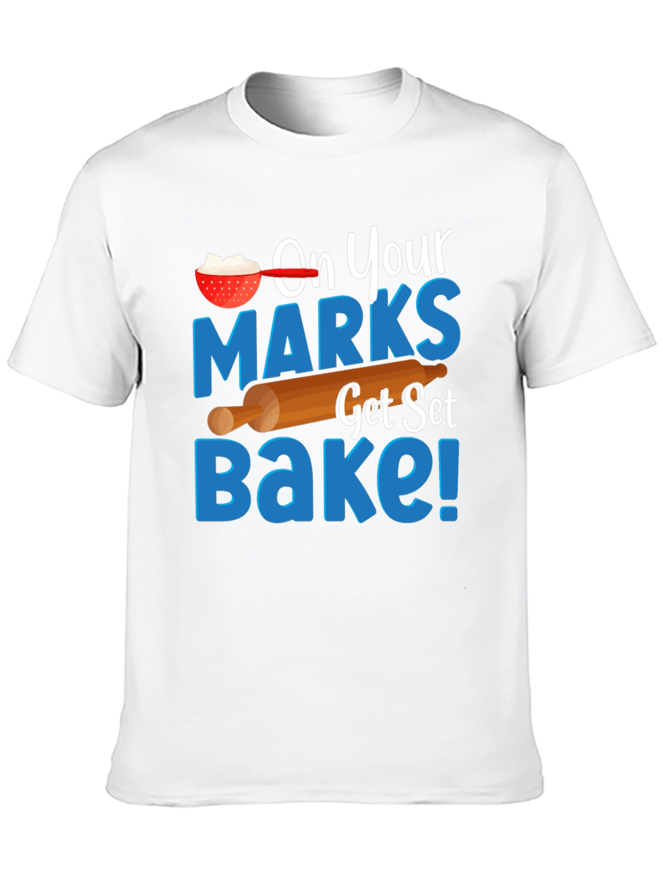 Black On Your Marks Get Set Bake! T-Shirt view 10