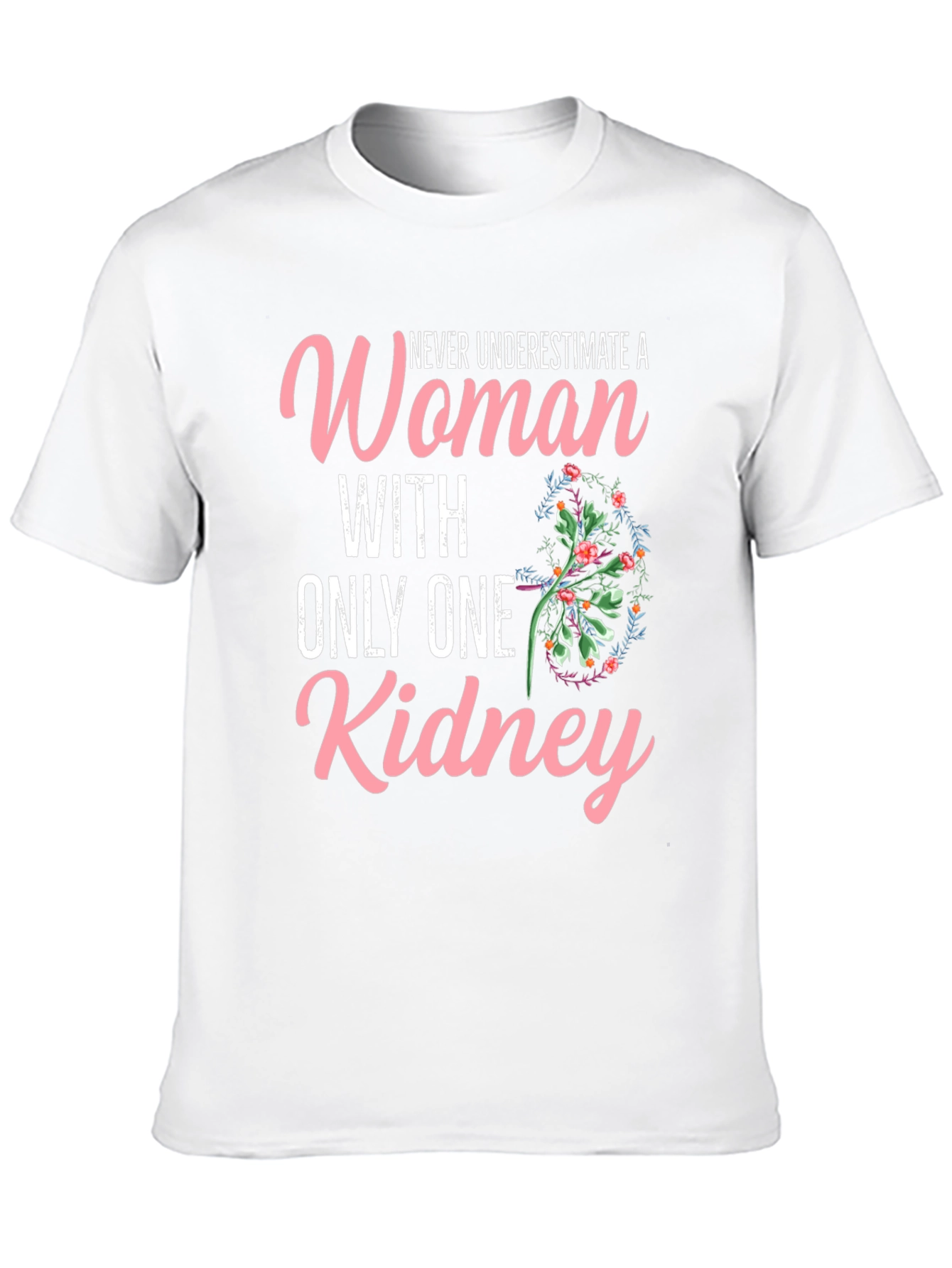 Black Never Underestimate One Kidney Woman T-Shirt view 10