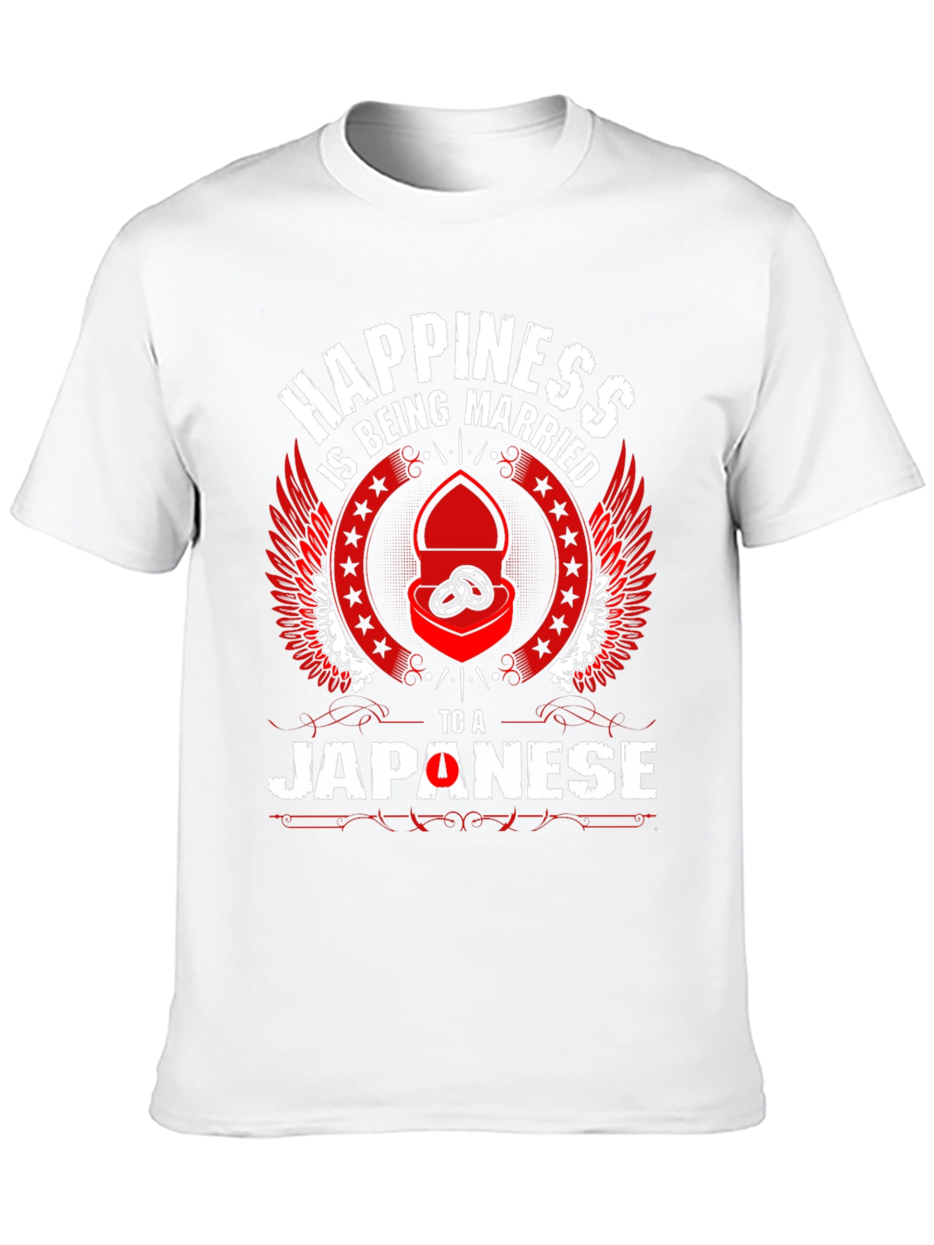 Black Happiness Being Married to a Japanese T-Shirt view 10