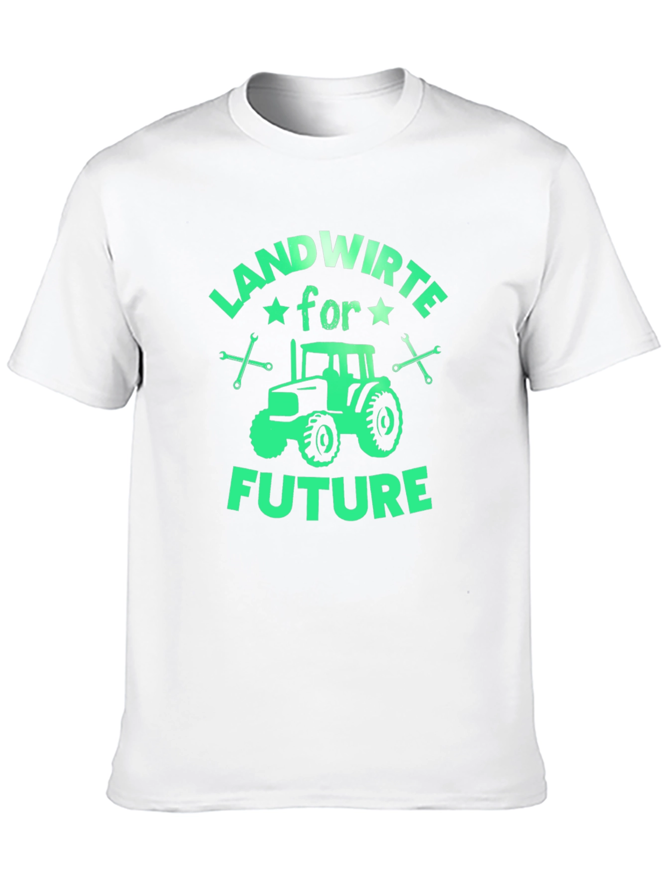 Black Landwirte for Future Graphic Tee - Tractor Design view 10