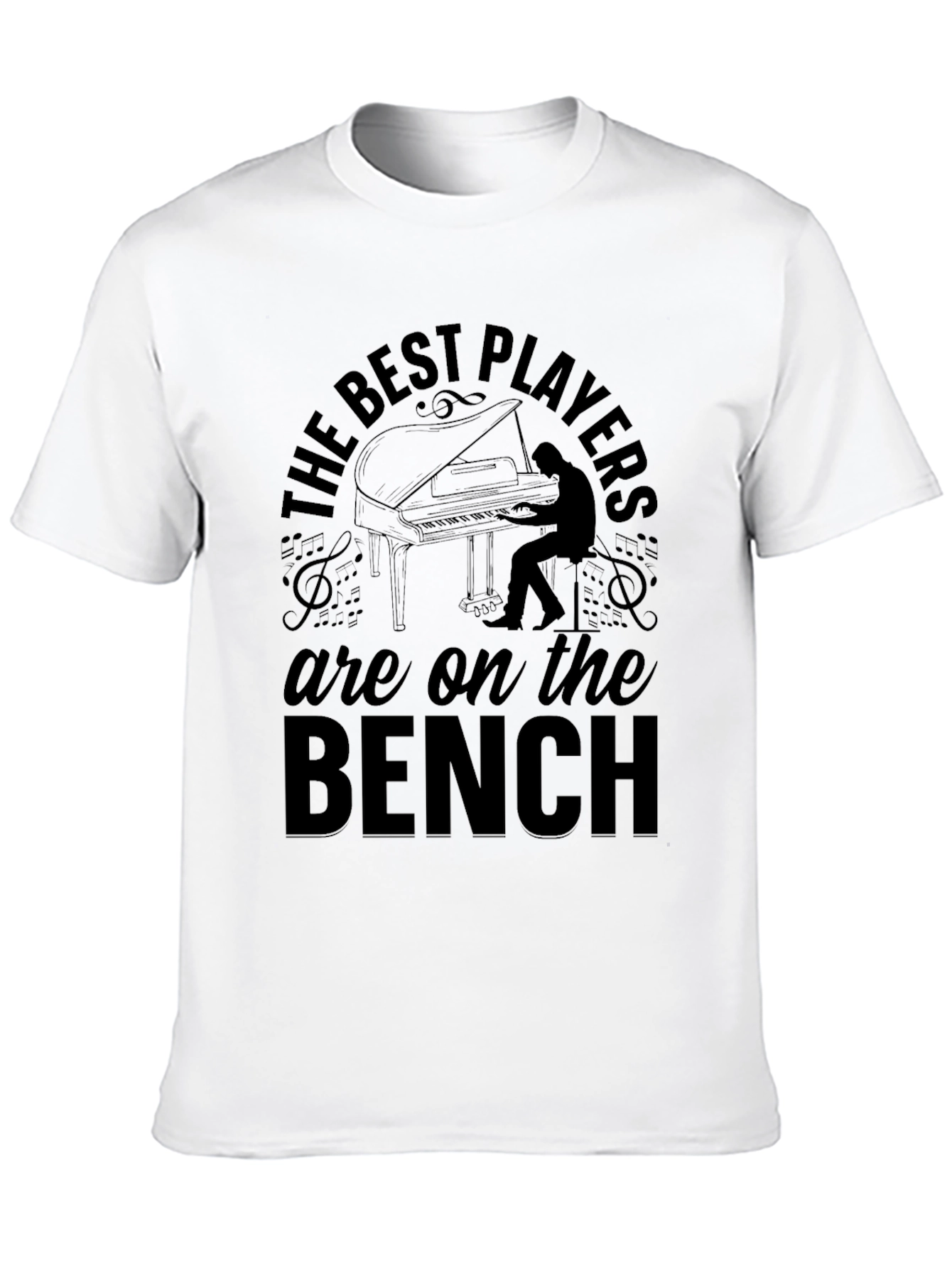 Black The Best Players Are On The Bench T-Shirt view 10