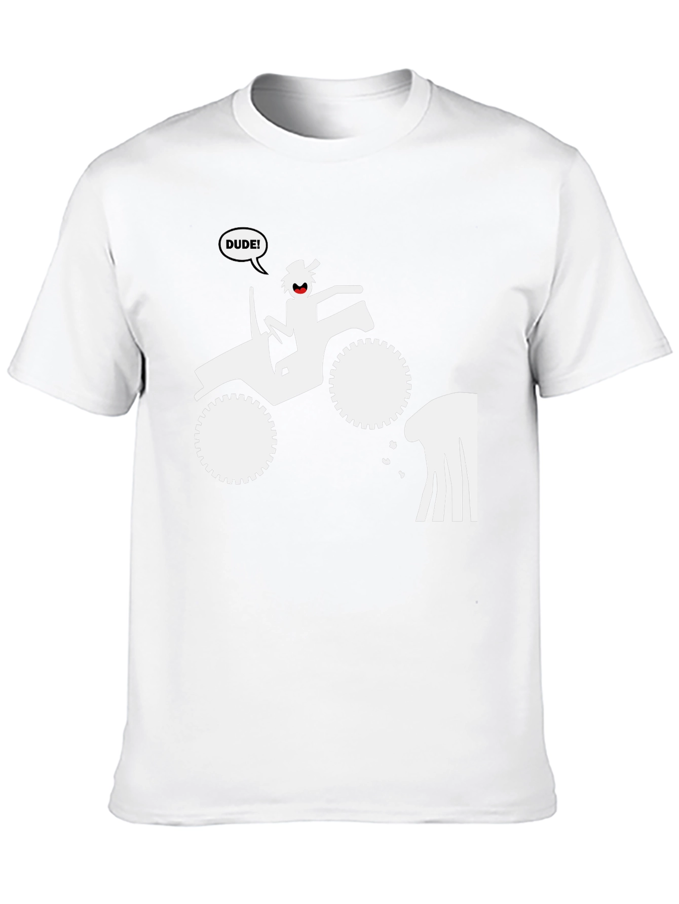 Black Dude Off-Roading T-Shirt view 10