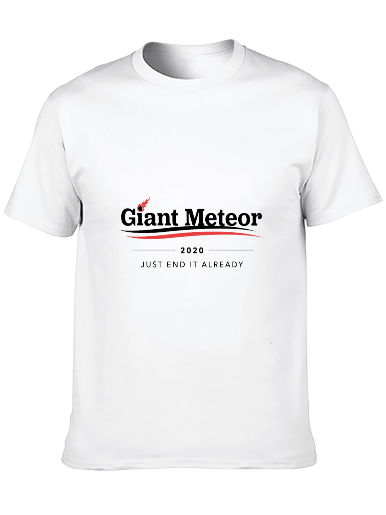 Black Giant Meteor 2020 End It All T-Shirt view 10