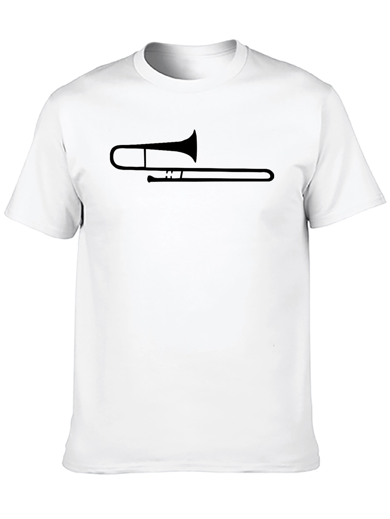 Black Trombone Graphic Tee - Black view 10