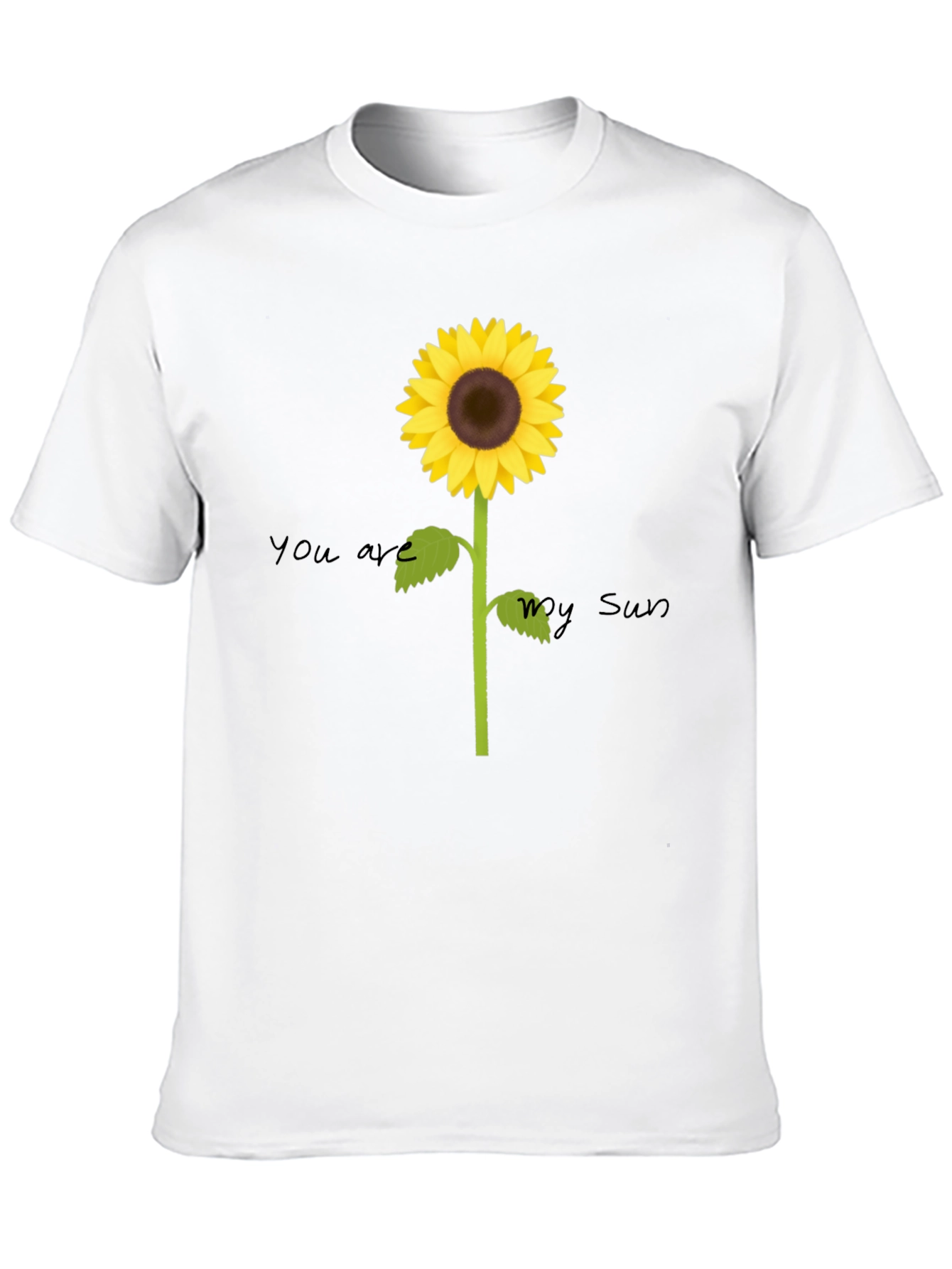 Black Sunflower Graphic Tee - You Are My Sun view 10