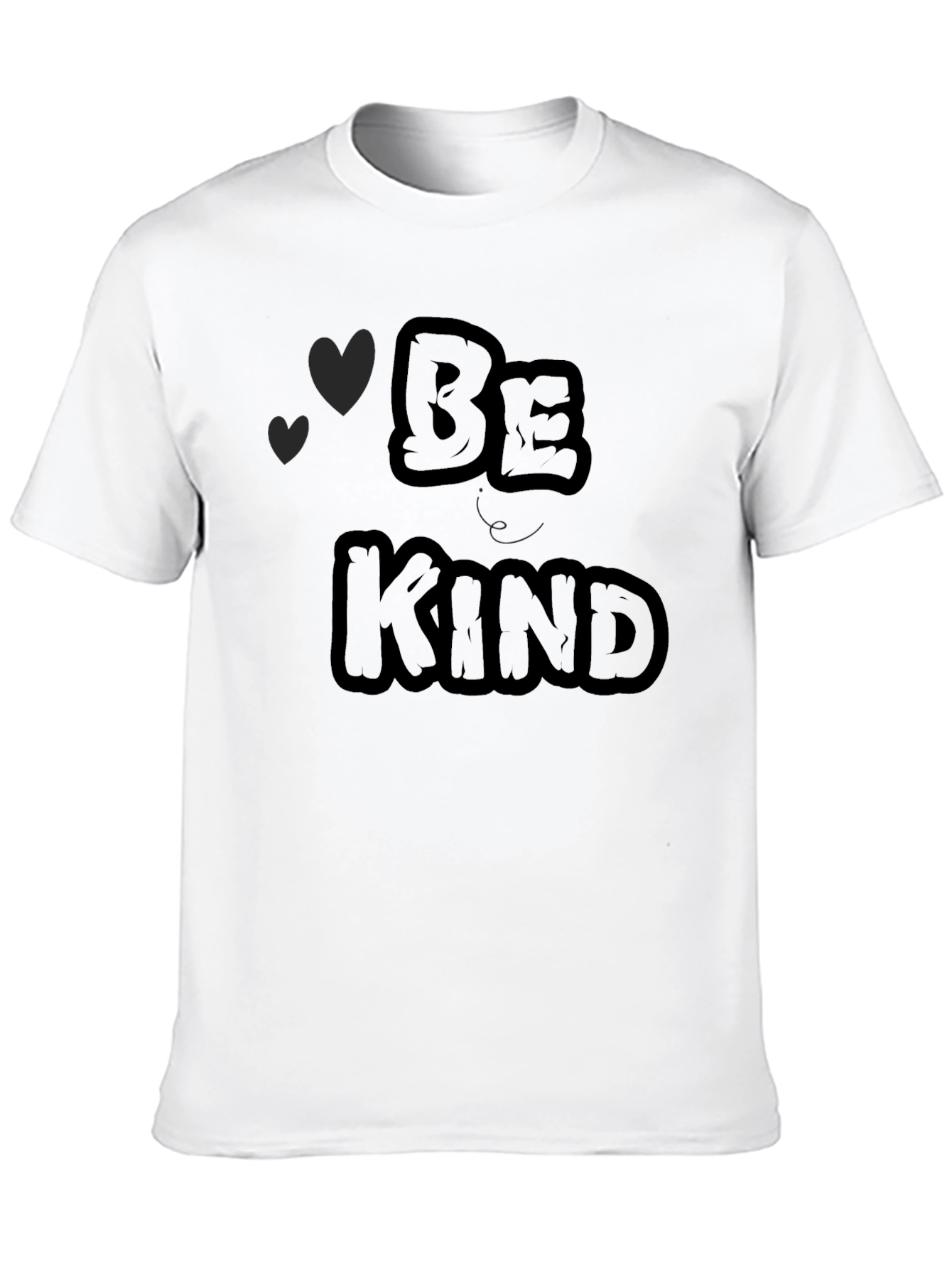 Black Be Kind Graphic Tee - Black Casual Shirt view 10