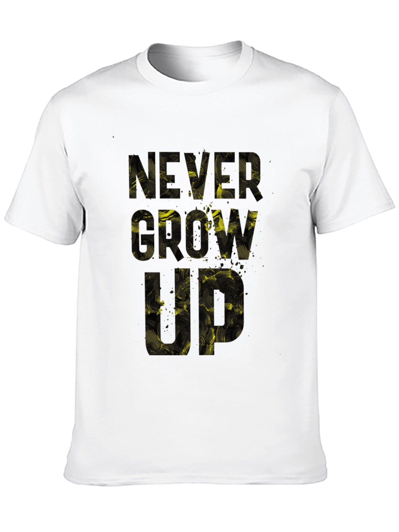 Never Grow Up Black T-Shirt - 10