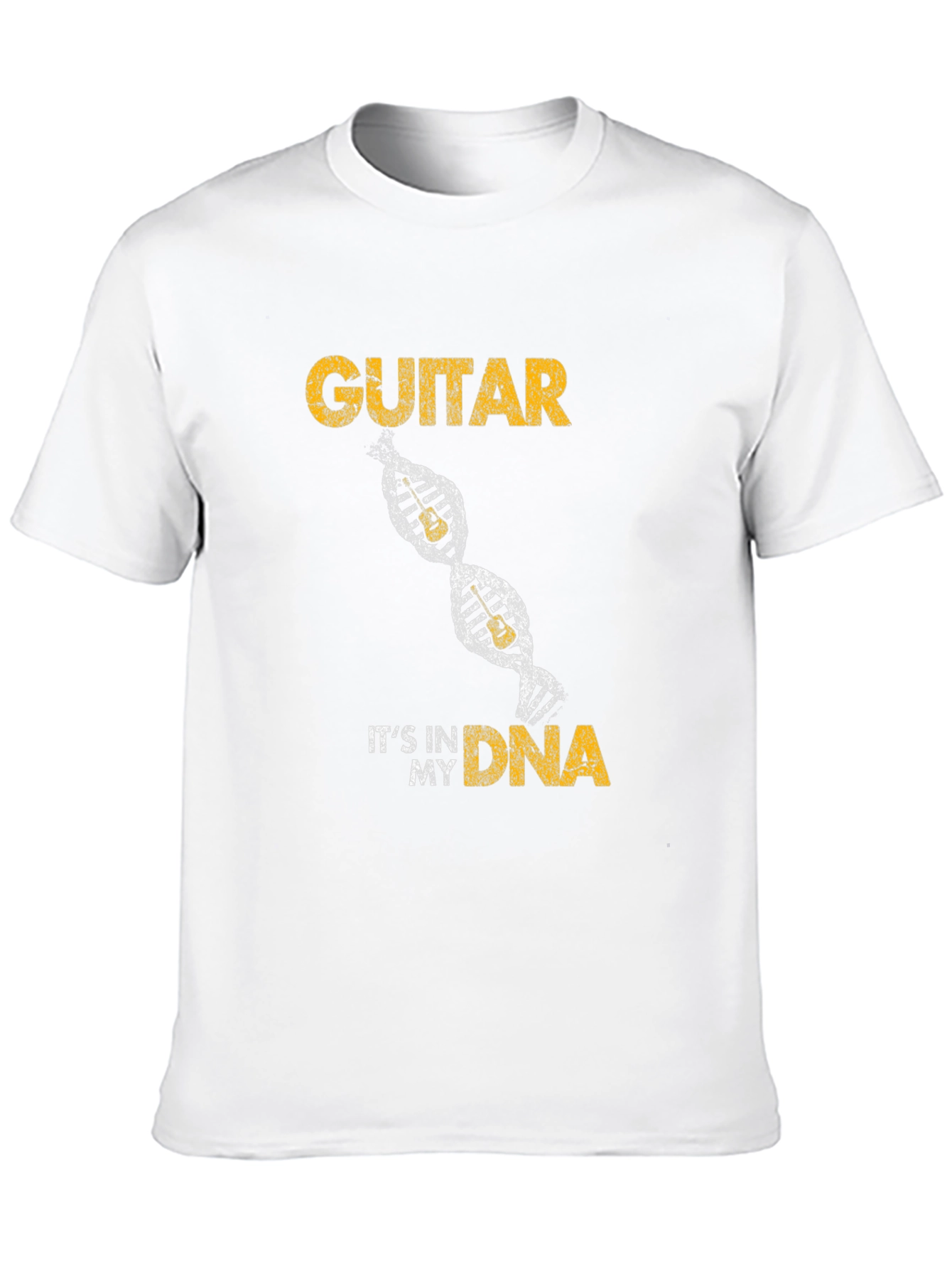 Black Guitar DNA Black T-Shirt Musician Gift view 10