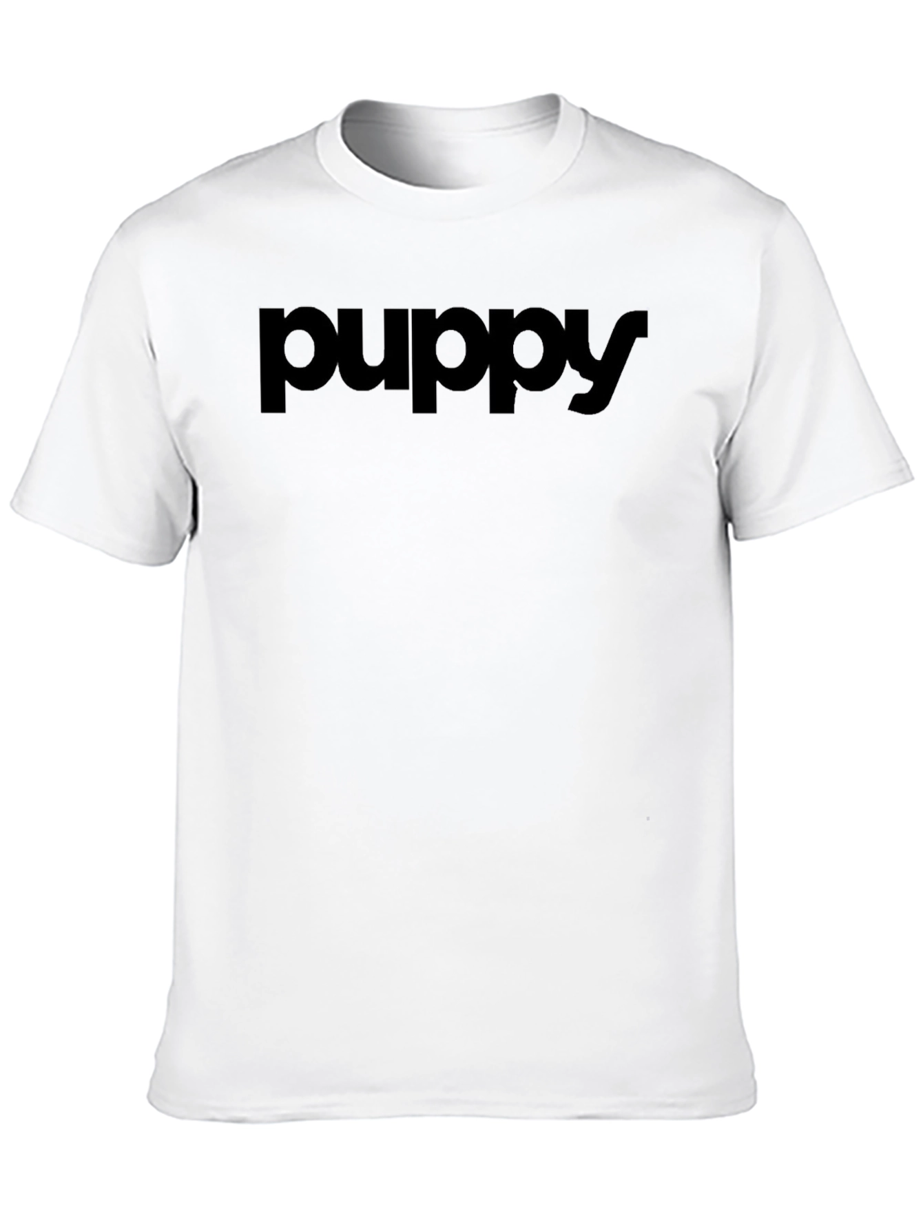 Black Puppy Black T-Shirt - Casual Style view 10
