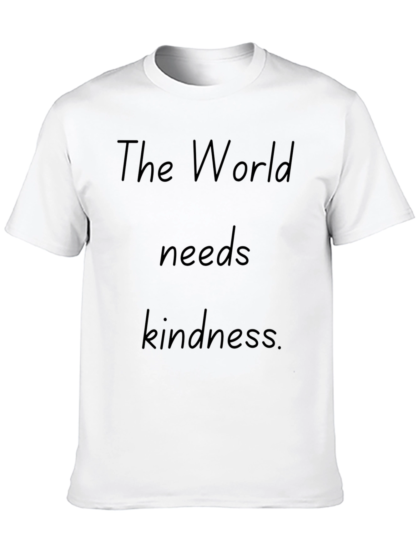 Black Kindness Message T-Shirt view 10