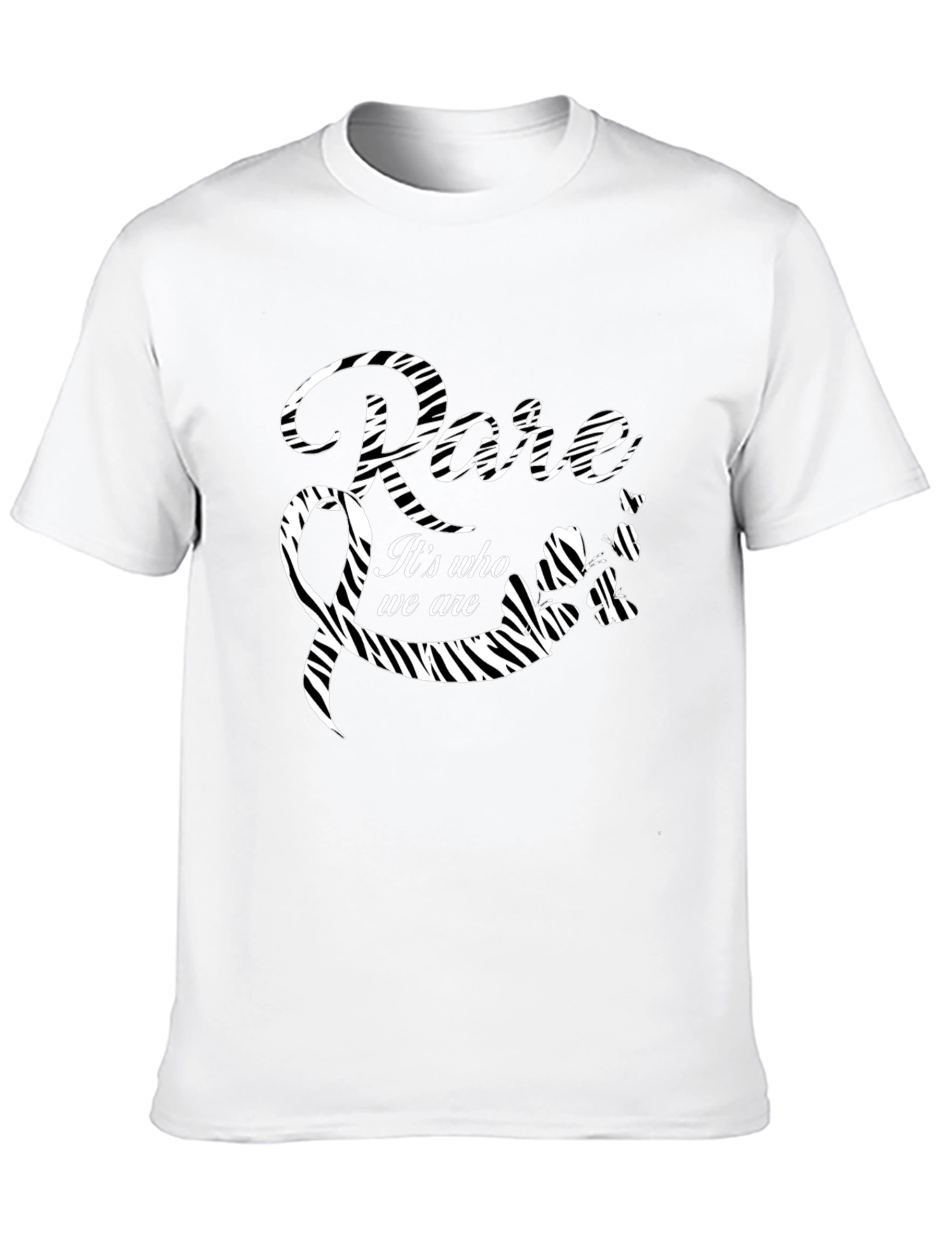 Black Rare It's Who We Are Zebra Print Tee view 10