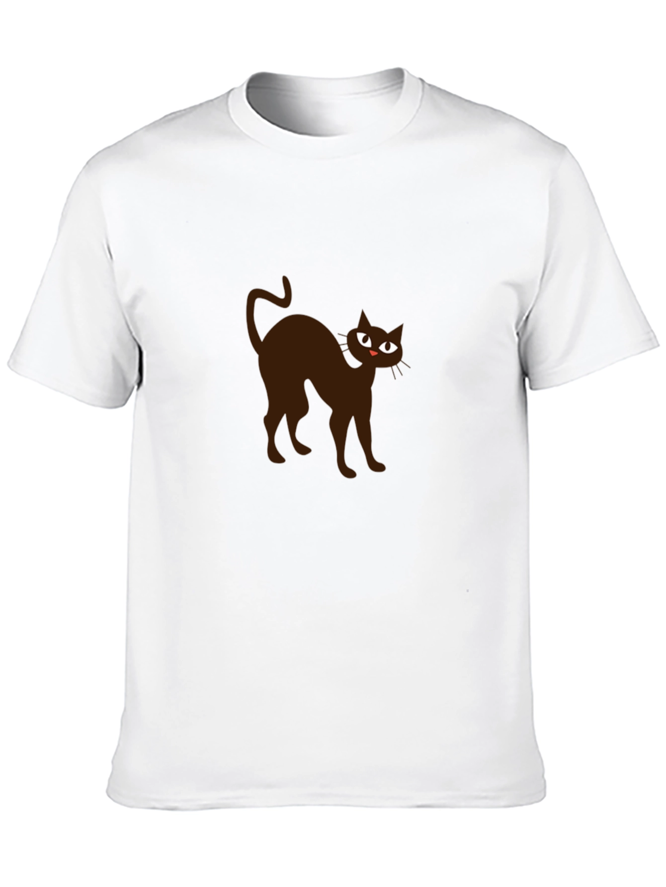Black Black Cat Graphic Tee - Men's Short Sleeve Shirt view 10