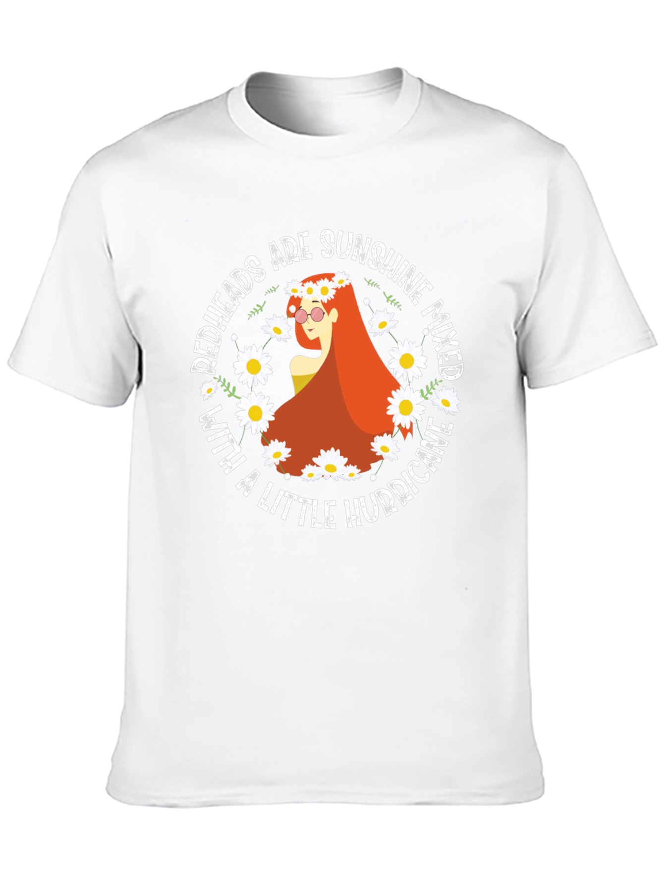 Black Redhead Sunshine Hurricane Graphic Tee view 10