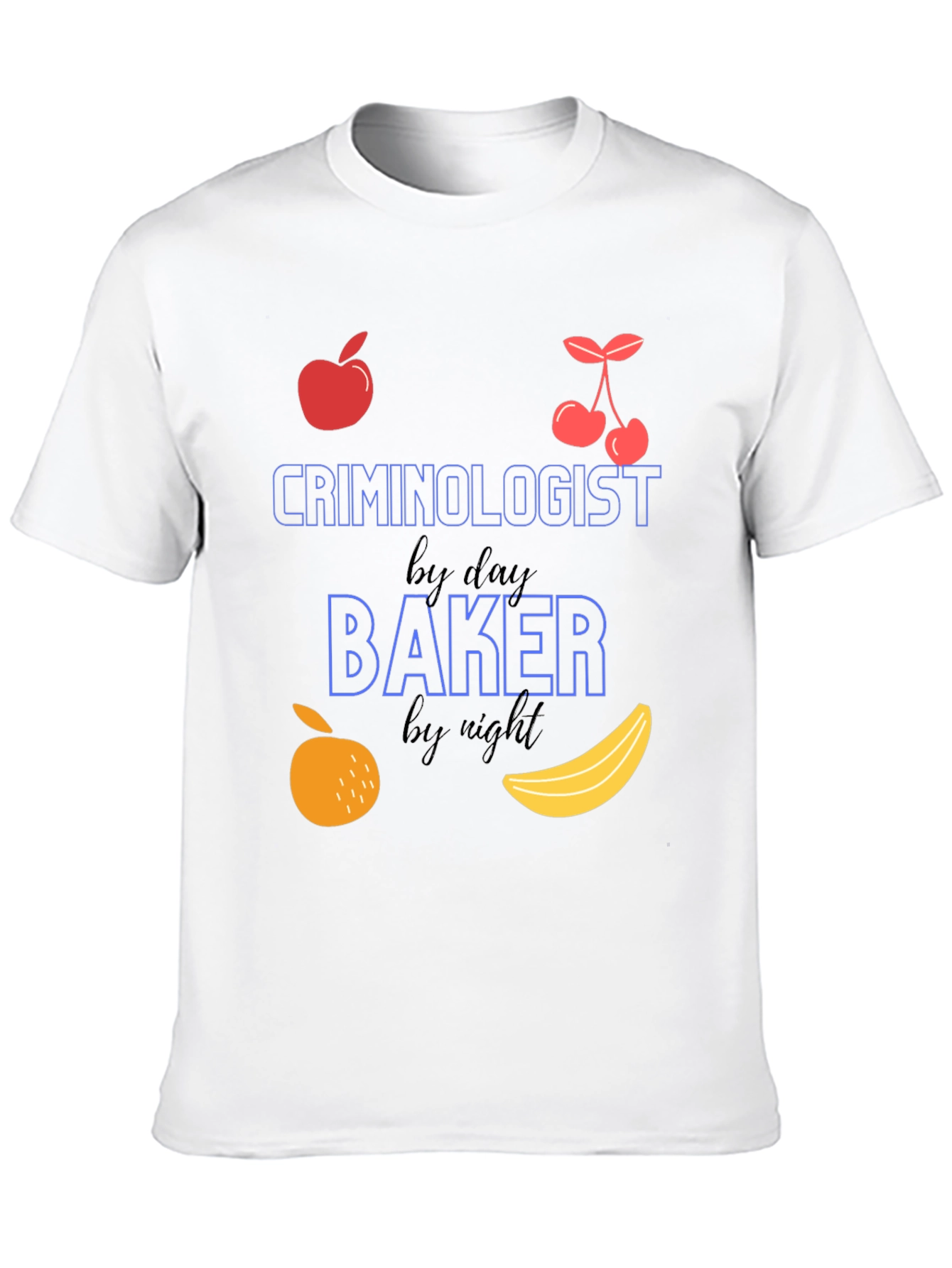 Black Criminologist by Day Baker by Night T-Shirt view 10