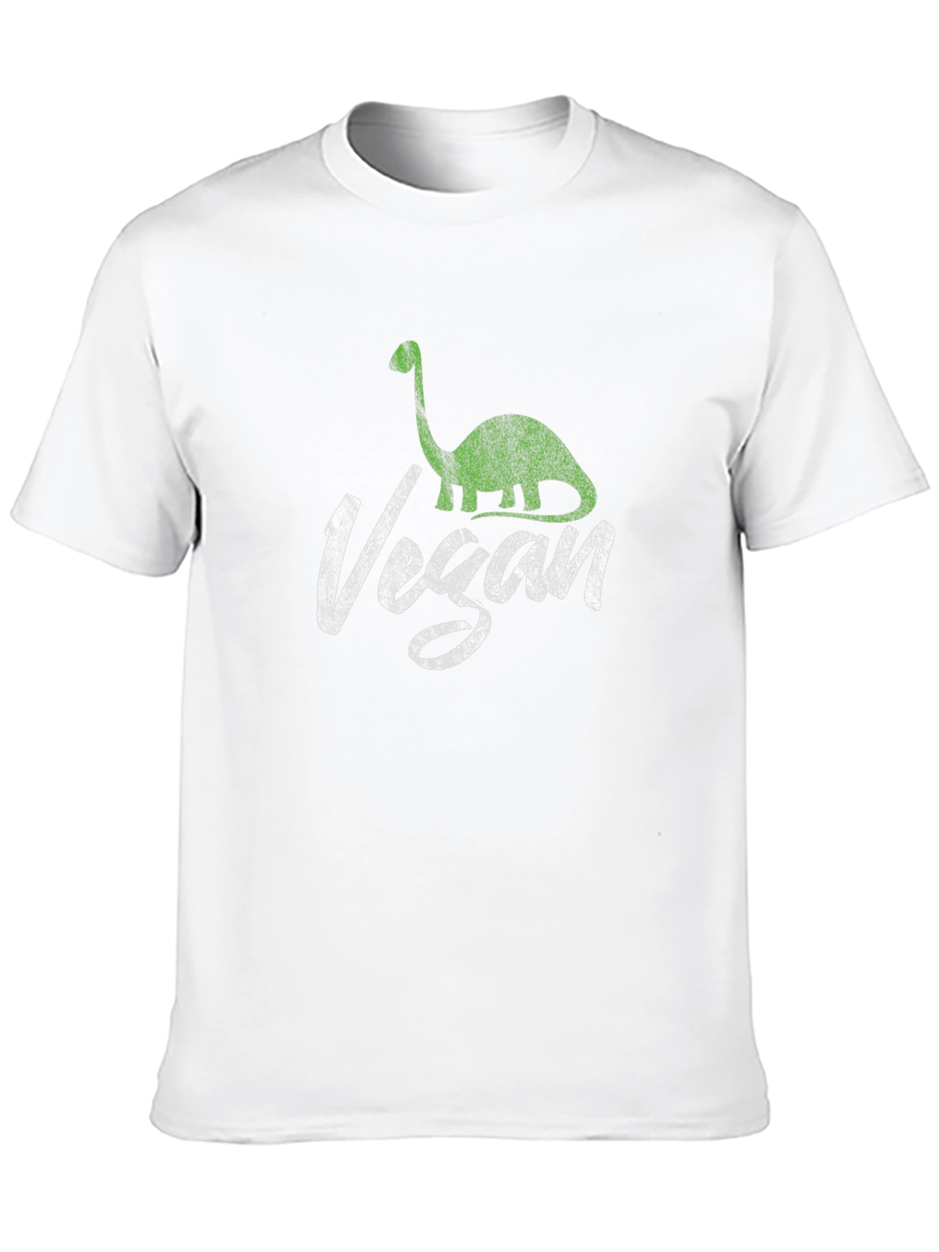 Black Vegan Dinosaur T-Shirt - Retro Style Graphic Tee view 10