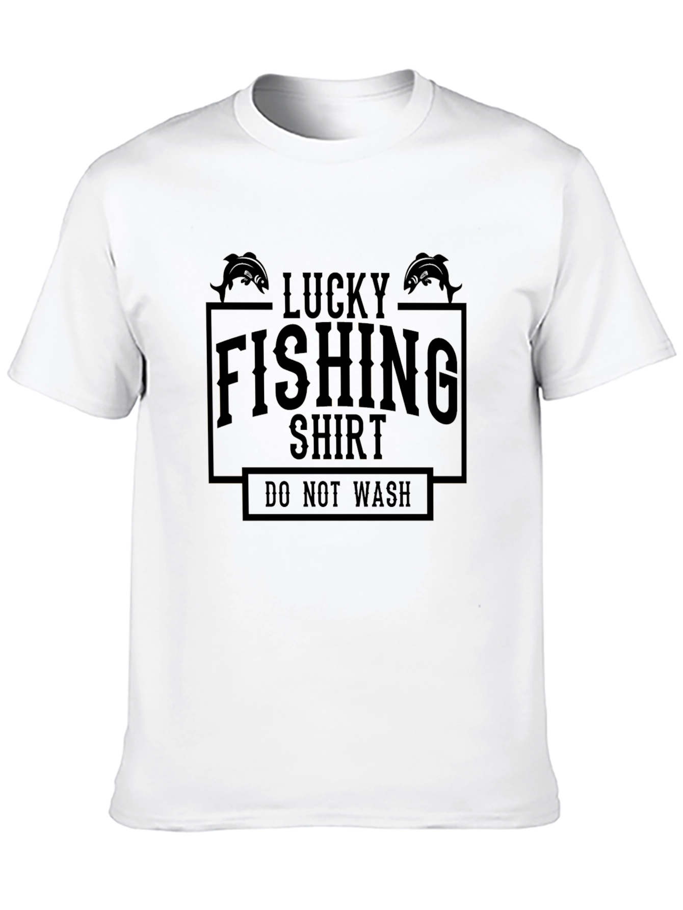 Black Lucky Fishing Shirt - Do Not Wash T-Shirt view 10