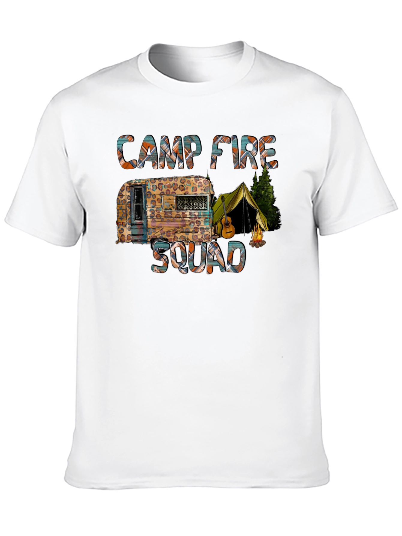 Black Camp Fire Squad Graphic Tee view 10
