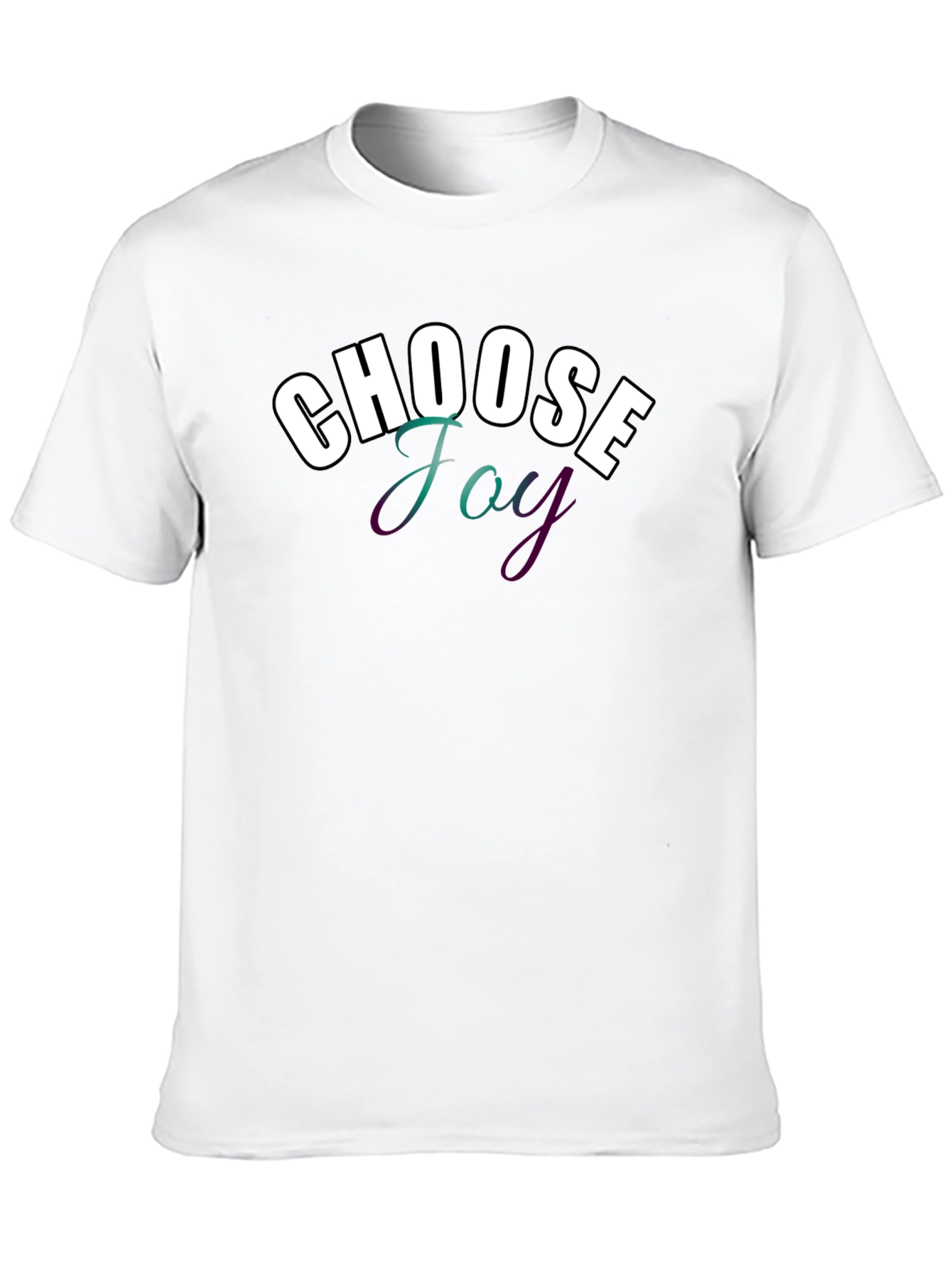 Black Choose Joy Graphic T-Shirt - Black view 10