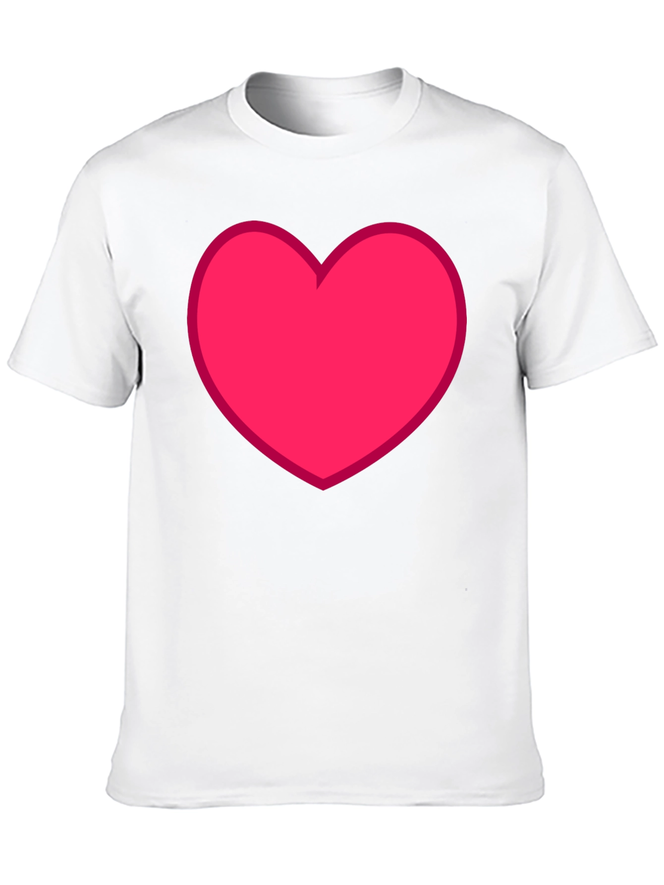 Black Heart Graphic Tee - Black Casual Cotton T-Shirt view 10